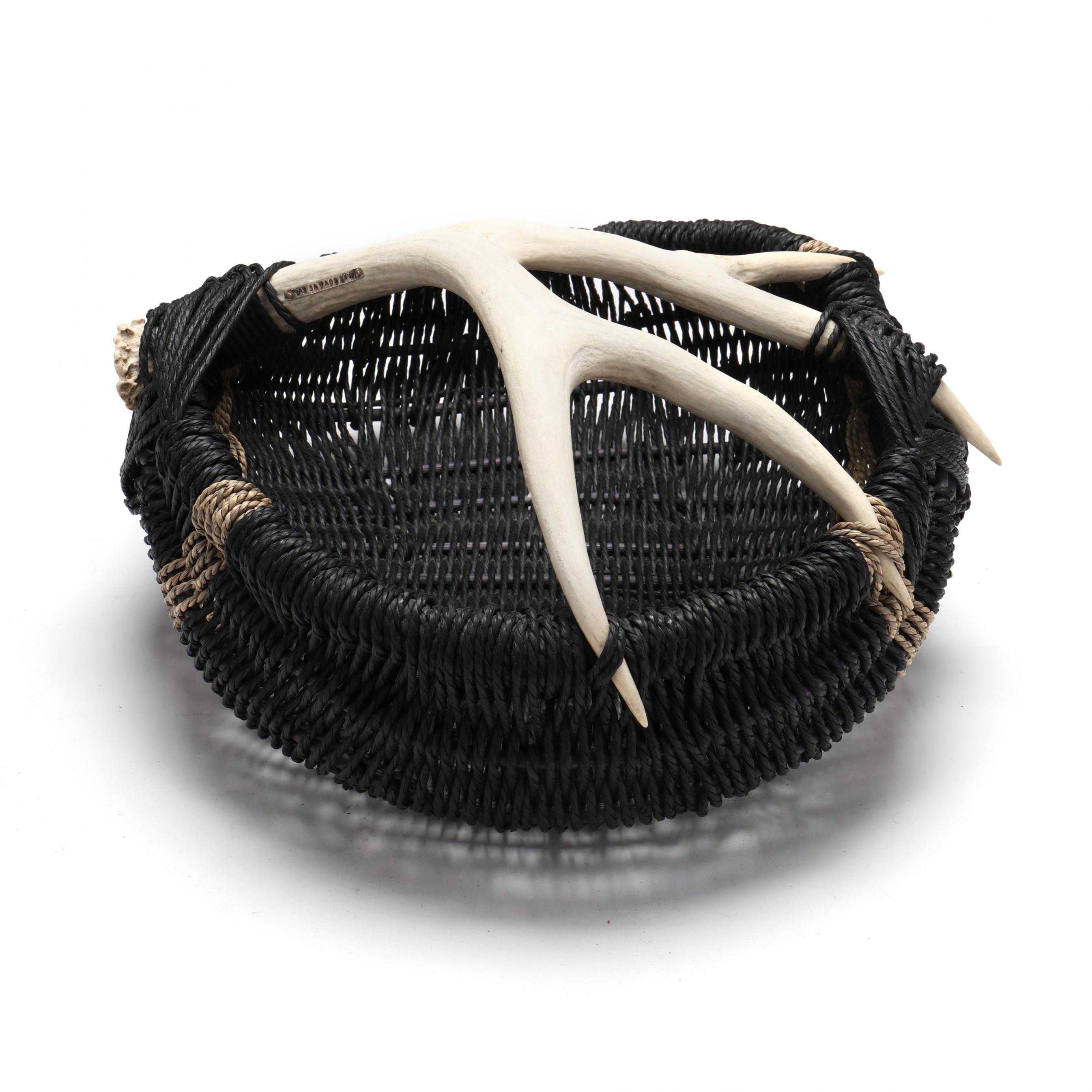 Dax Savage, Custom Antler Basket (Lot 4005 - May Estate