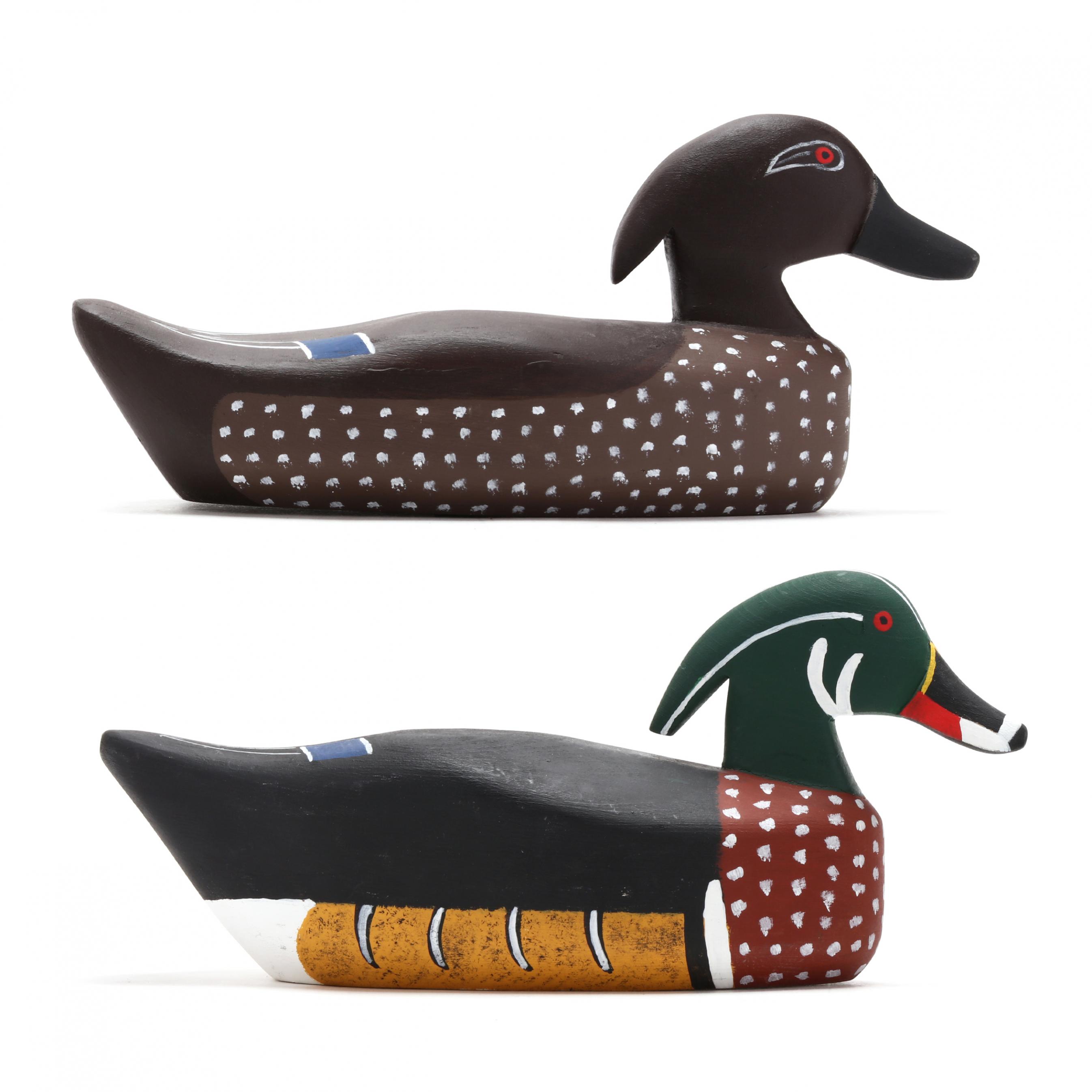Roy Willis (NC, 1932-2012), Pair of Wood Ducks (Lot 7049