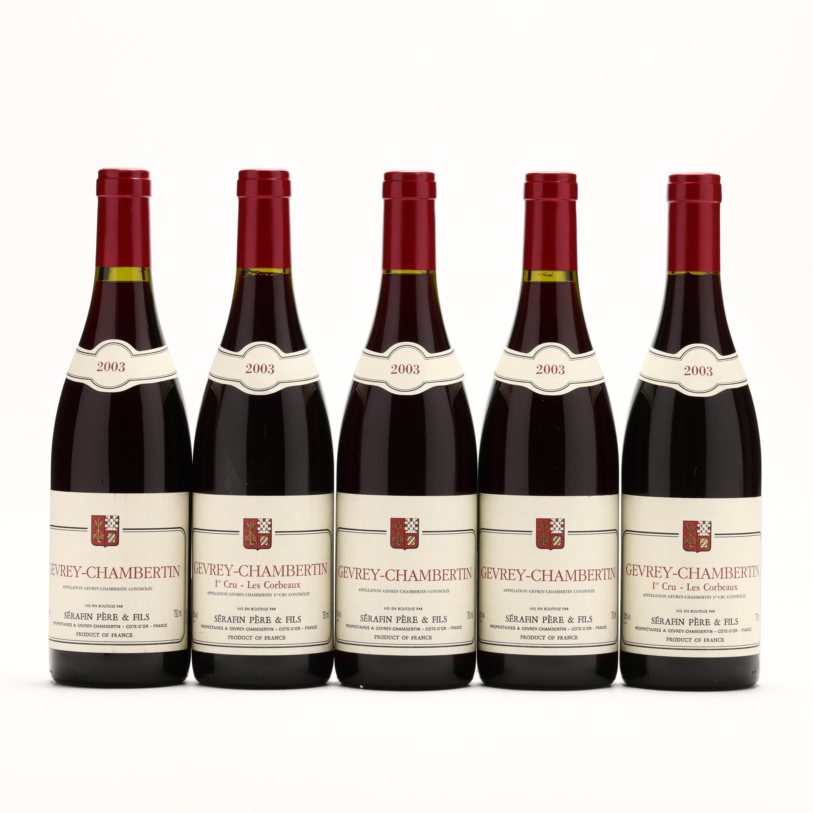 ジュプレ シャンベル　 Gevrey-Chambertin 2003 2003 Gevrey Chambertin (Lot 5211 - Fine Wine Auction - Part 2Jun
