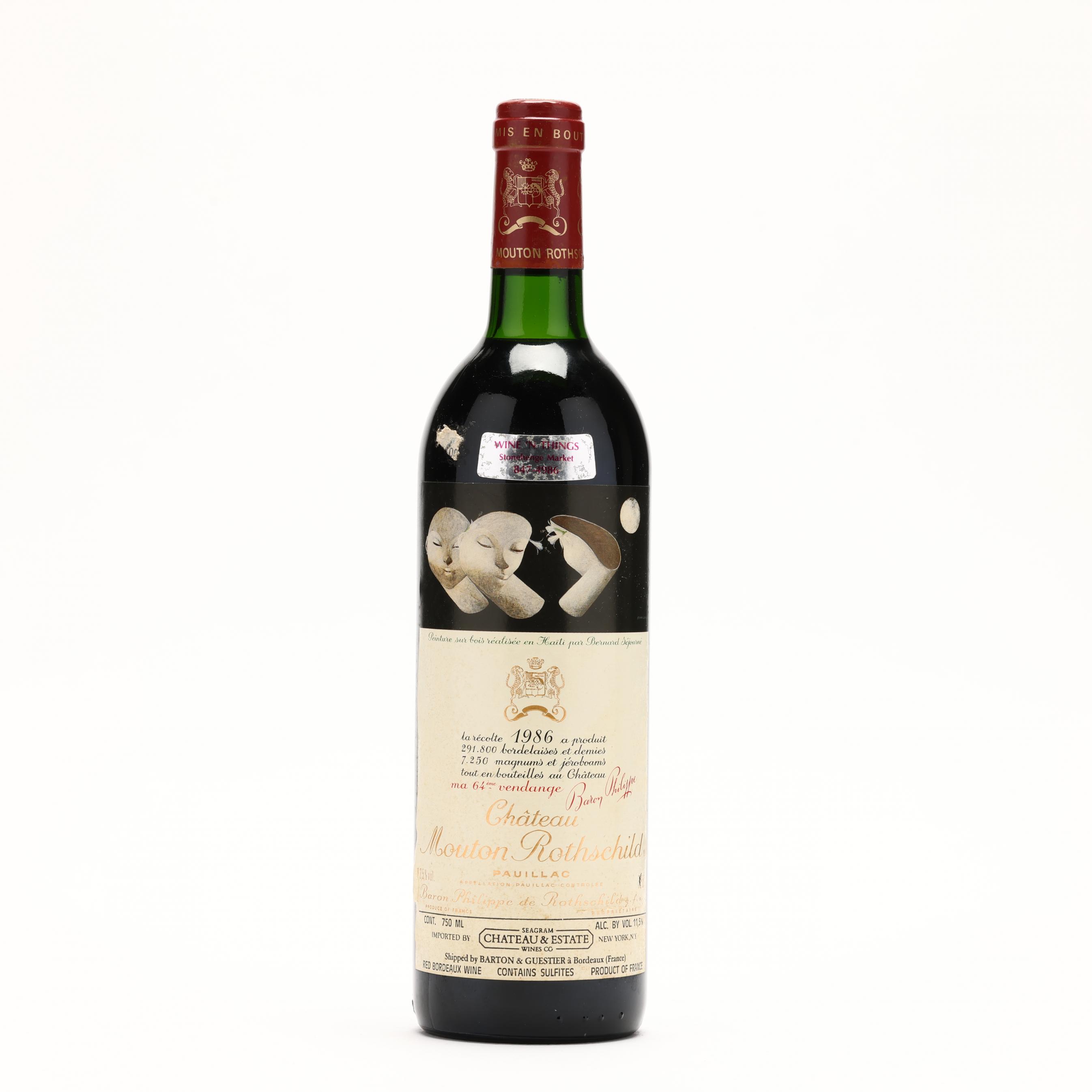 ワイン Chateau Mouton Rothschild 1986 1986 Château Mouton Rothschild - CellarTracker