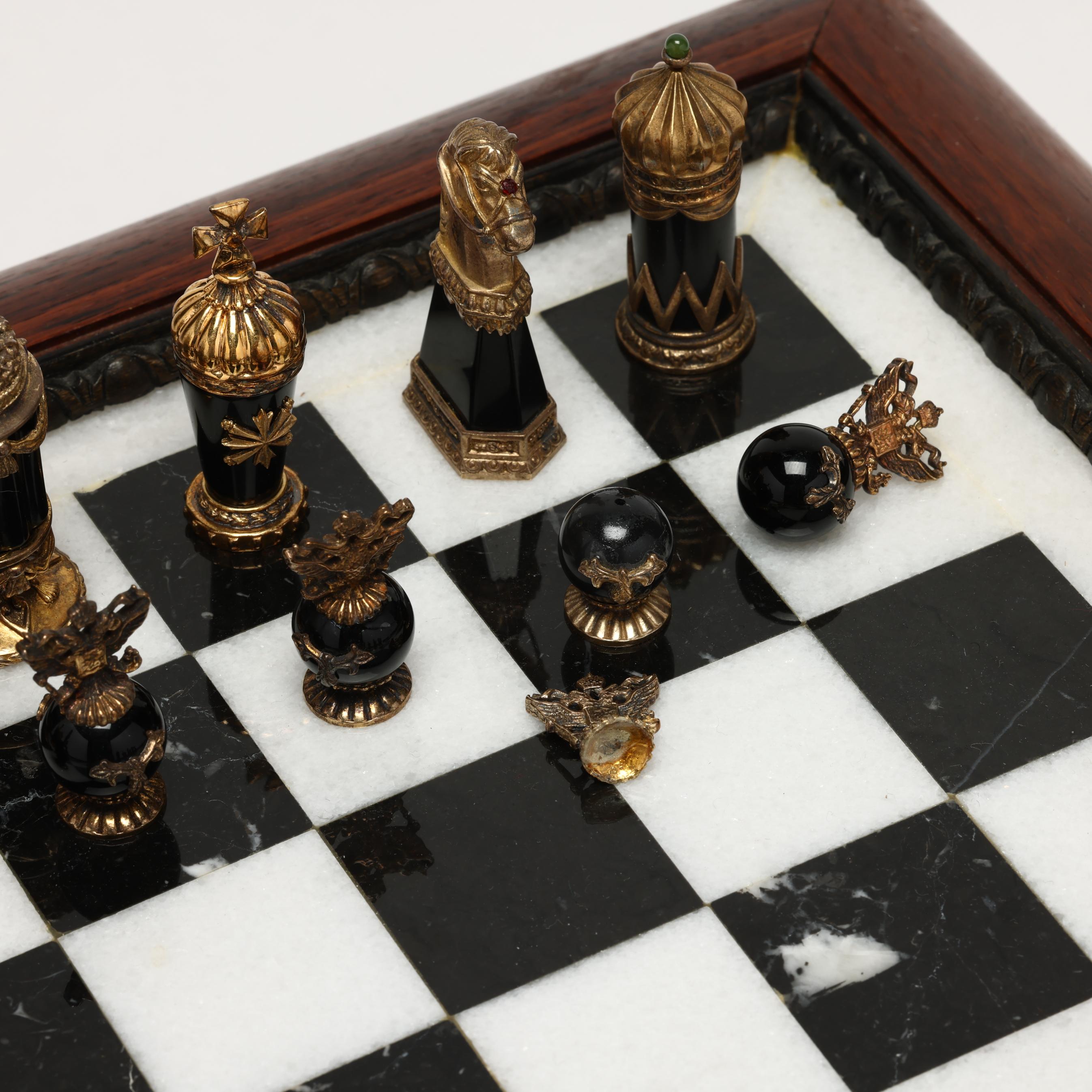 The Fabergé Imperial Chess Set, Sterling Silver with Precious and Semi-Precious Stones (Lot 1334 - Fine Silver AuctionMay 24, 2024, 10:00am) The Fabergé Imperial Chess Set, Sterling Silver with Precious and Semi-Precious Stones (Lot 1334 - Fine Silver AuctionMay 24, 2024, 10:00am)