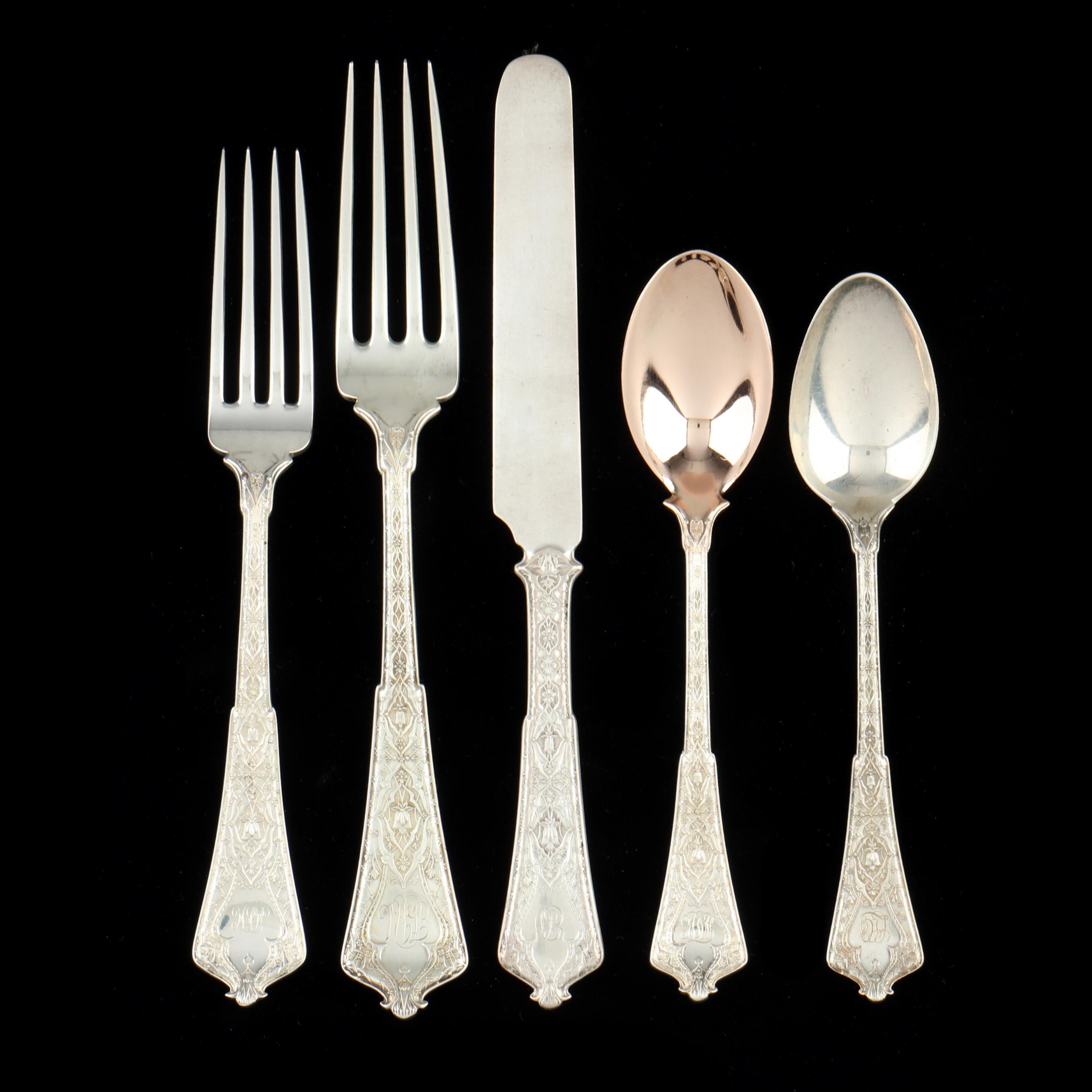 A Tiffany & Co. Persian Sterling Silver Flatware Service