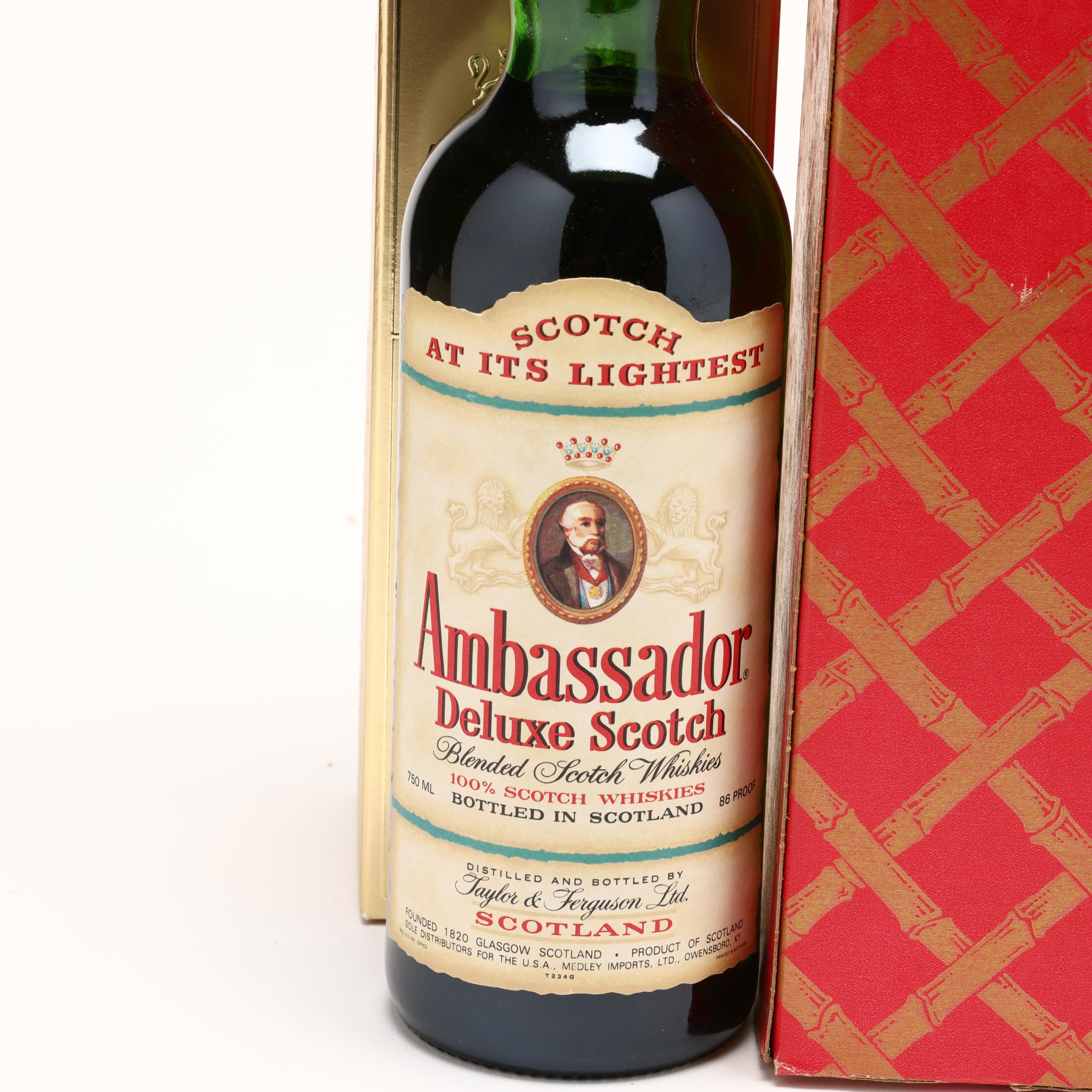Ambassador Deluxe Scotch Whisky Scotch at its lightest 43