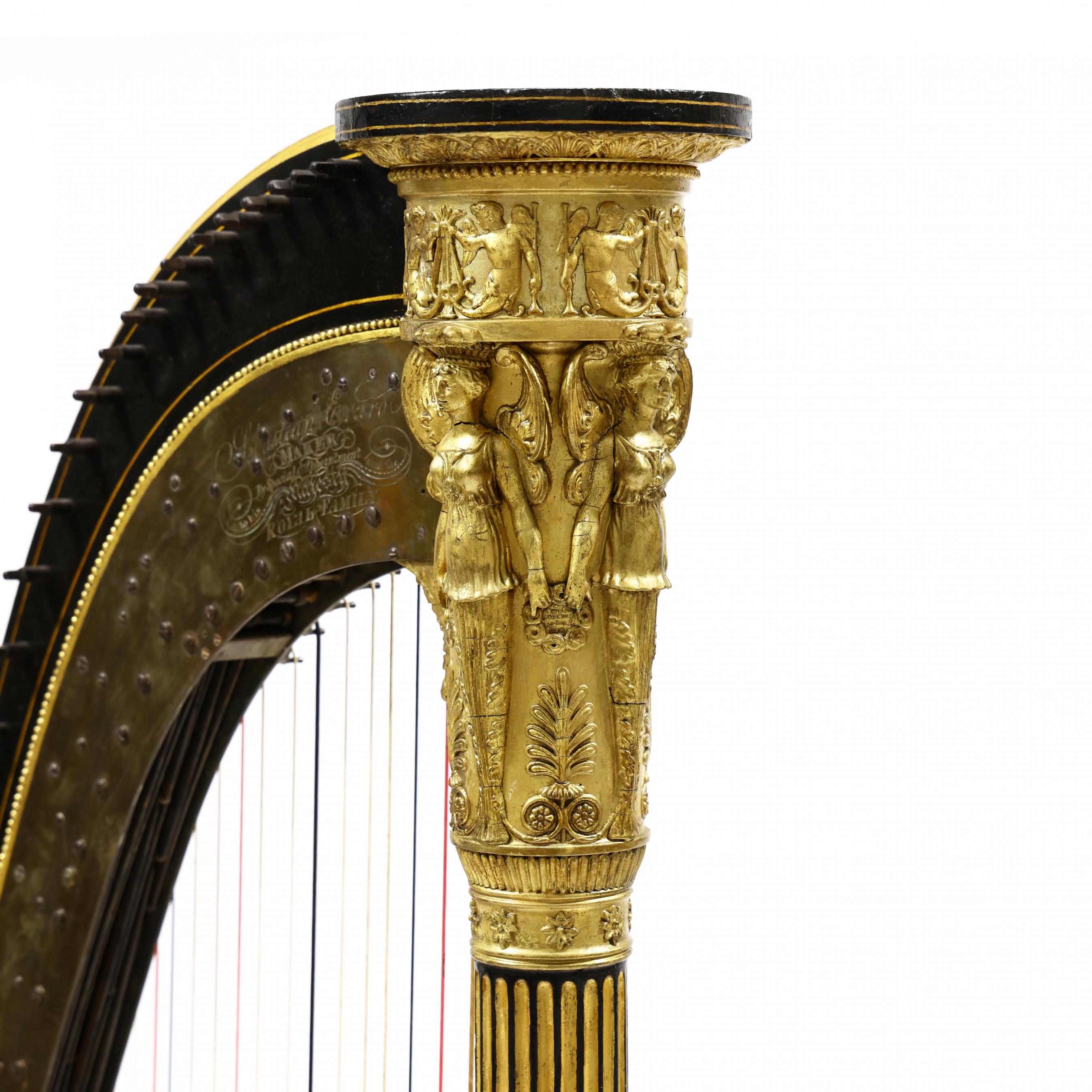 Regency Sebastian Erard Harp (Lot 2027 - Decorative Art AuctionJun