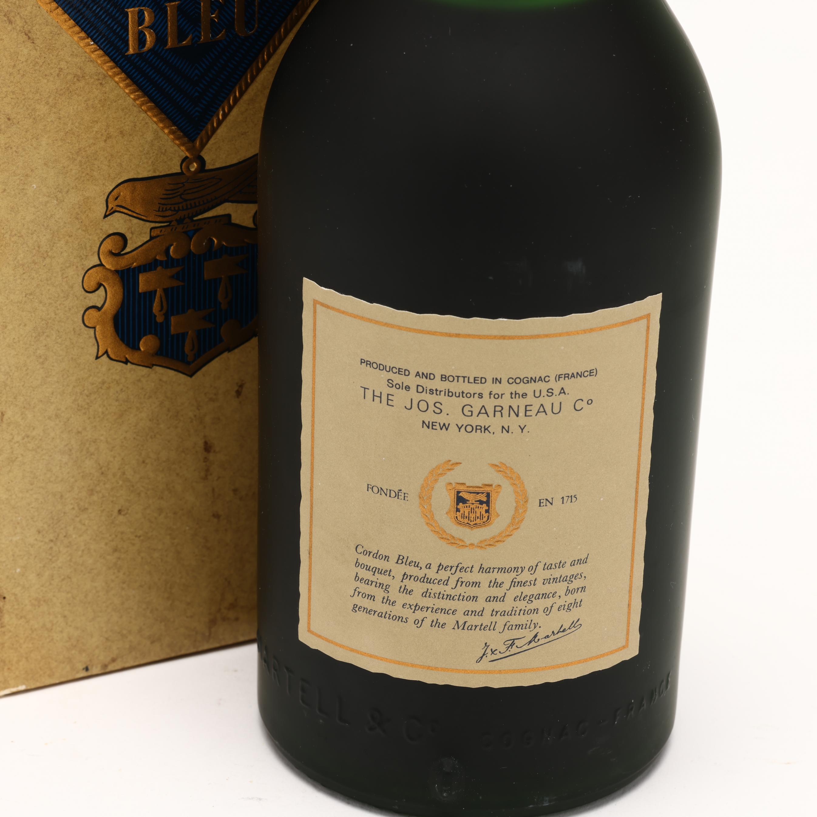 Martell Cordon Bleu Cognac (Lot 4060 - Rare Spirits Martell Cordon Bleu Cognac (Lot 4060 - Rare Spirits