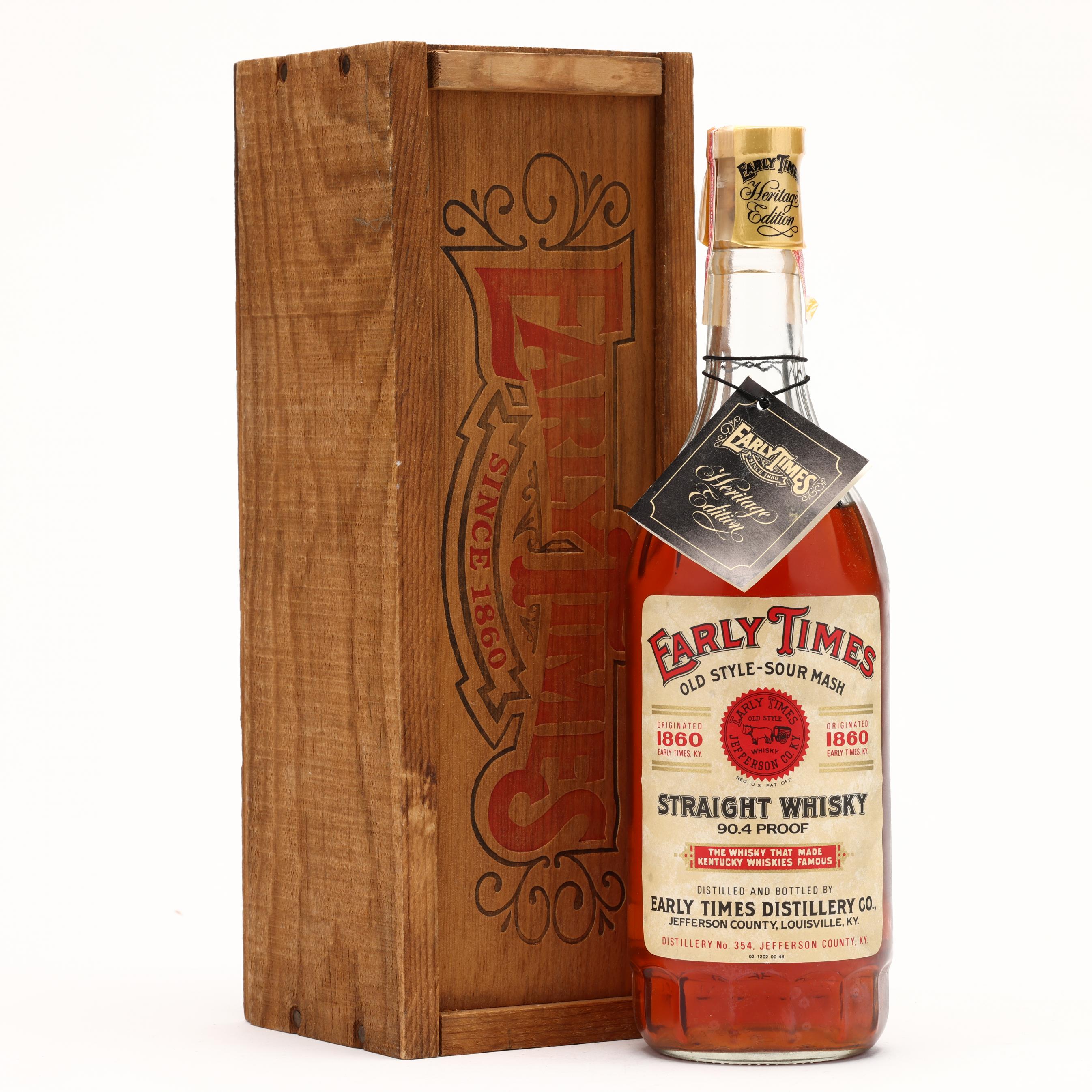 Early Times Kentucky Whisky (Lot 4027 - Rare Spirits AuctionJun 7 