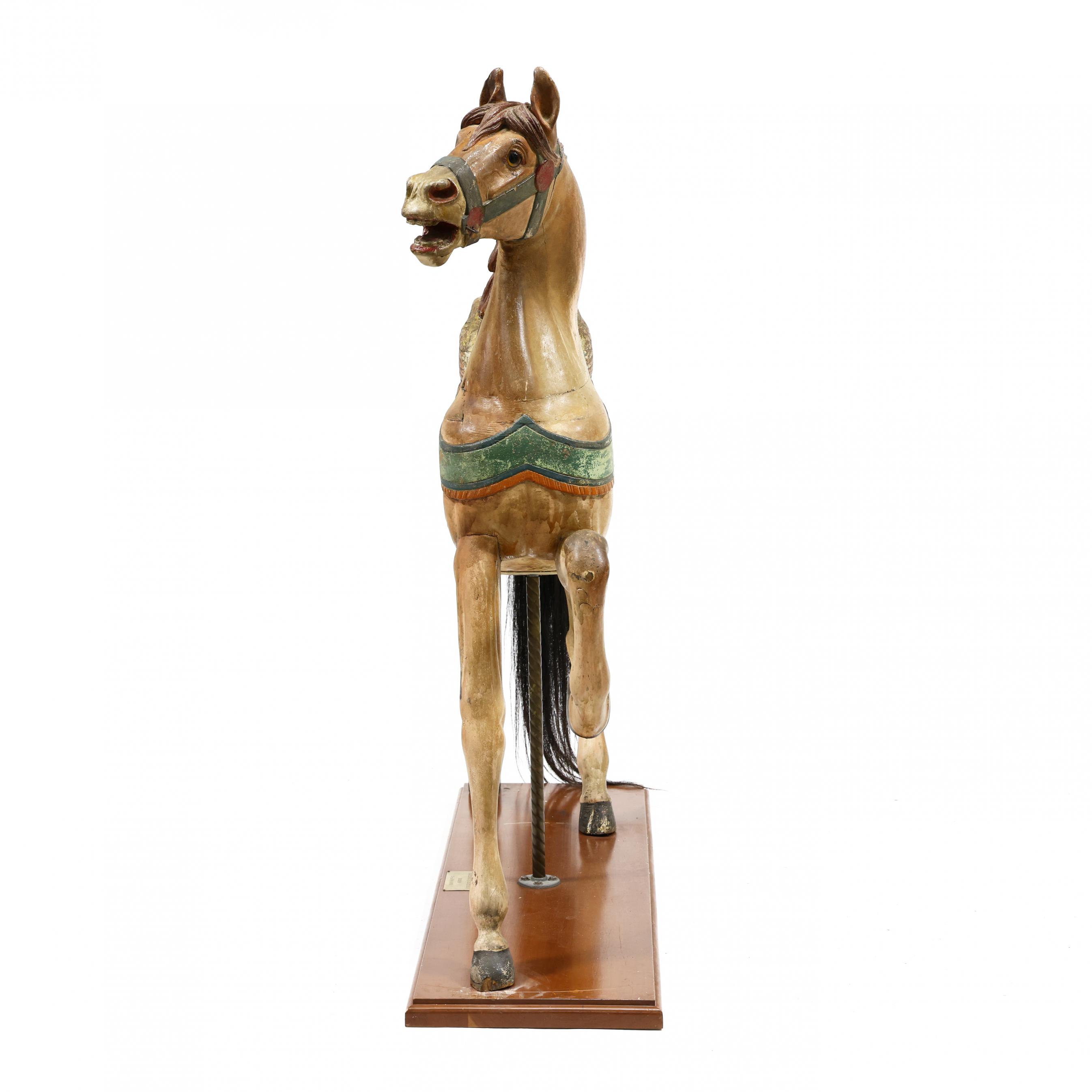 Gustav Dentzel (German/American, fl.1890-1906), Carved and