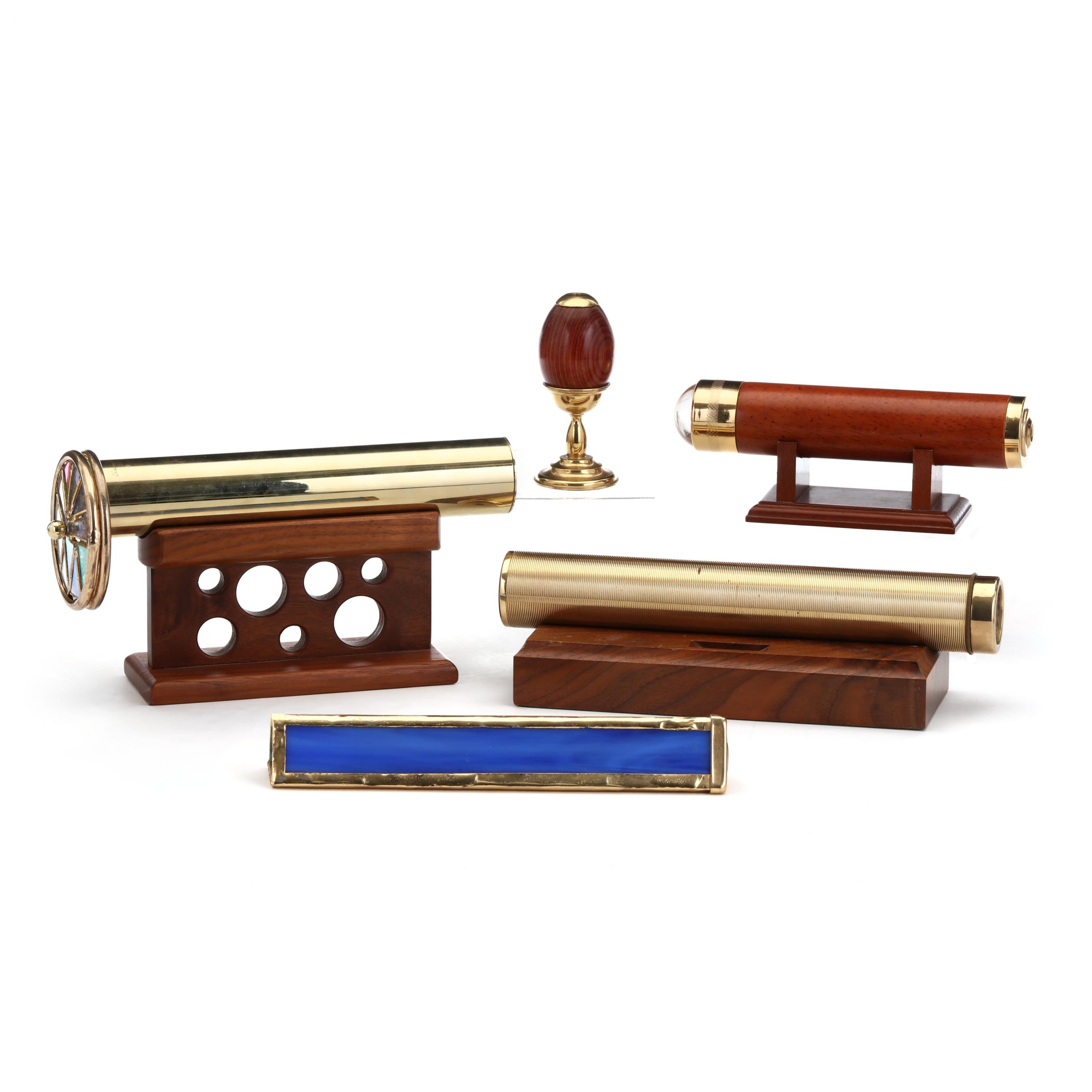 Collection of Five Kaleidoscopes (Lot 2262 - June Estate Auction Collection of Five Kaleidoscopes (Lot 2262 - June Estate Auction