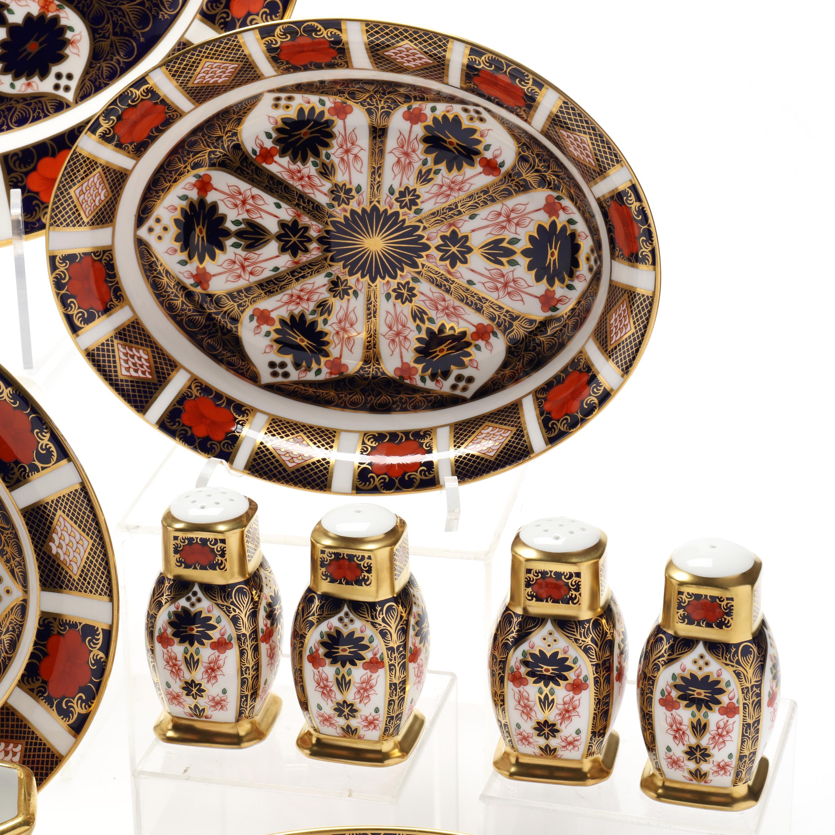 Royal Crown Derby Old Imari Selection of Table Serving Accessories