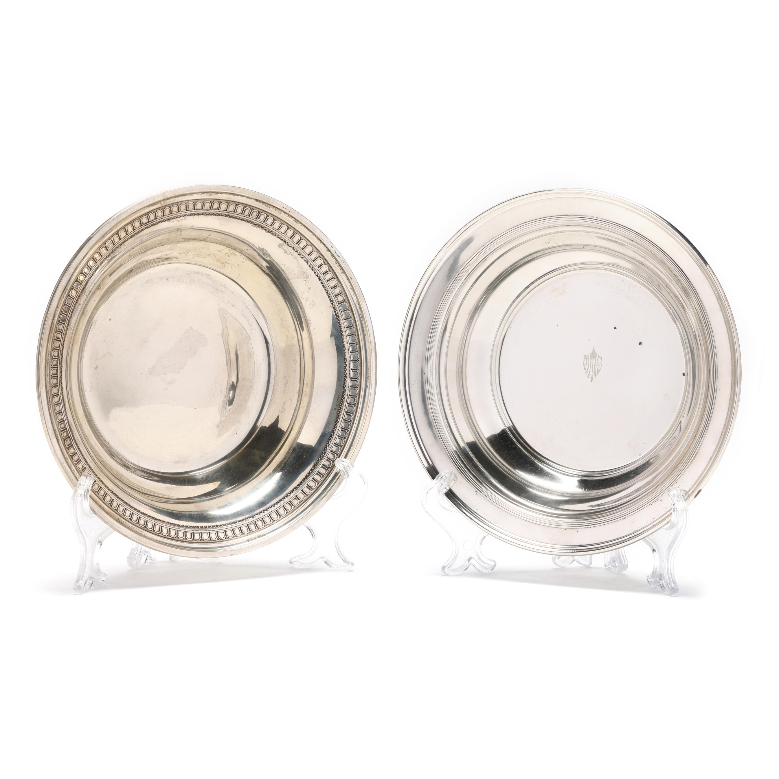 Two Sterling Silver Vegetable Bowls by Dominick & Haff (Lot 4237