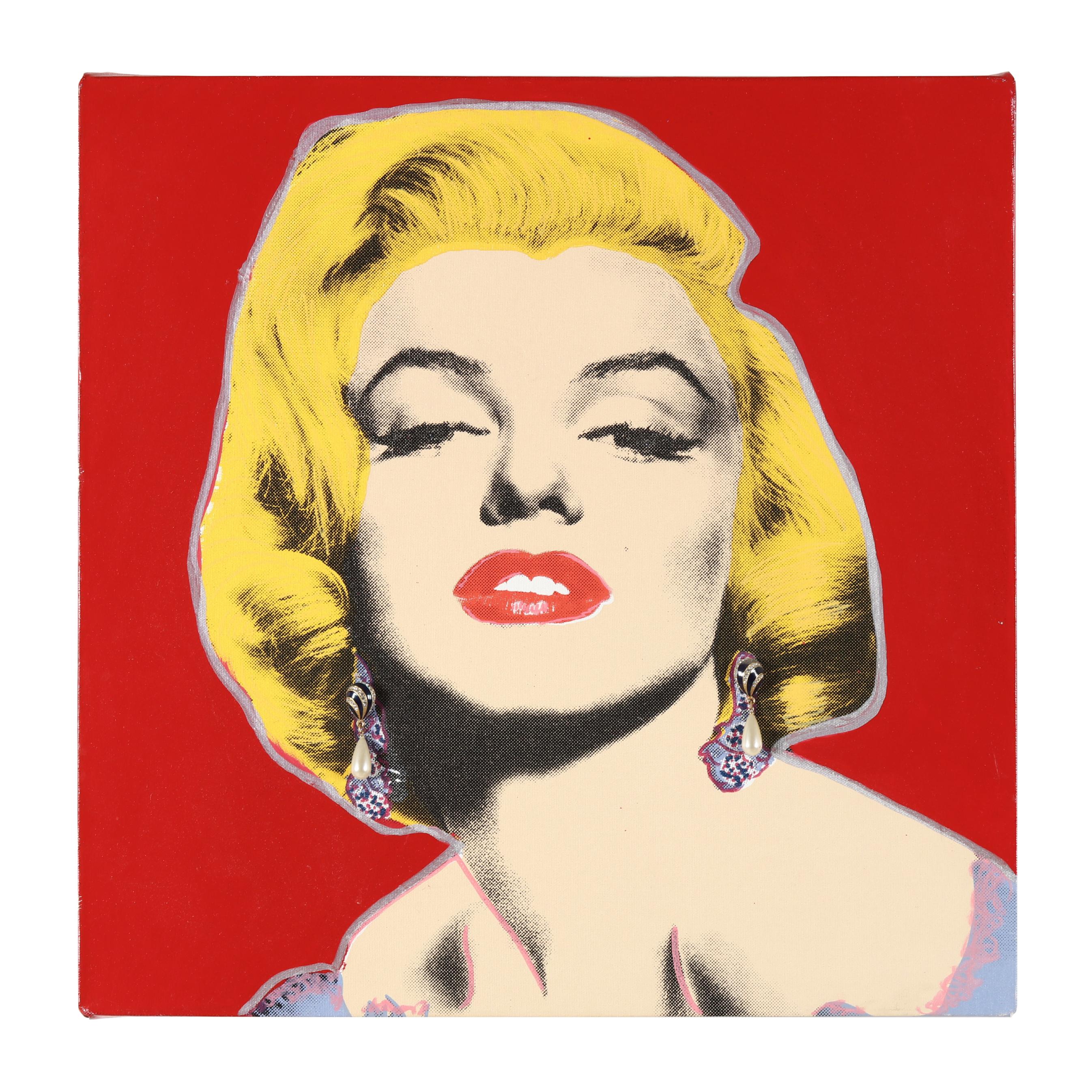 Steve Kaufman (American, 1960-2010), James Dean / Marilyn Monroe