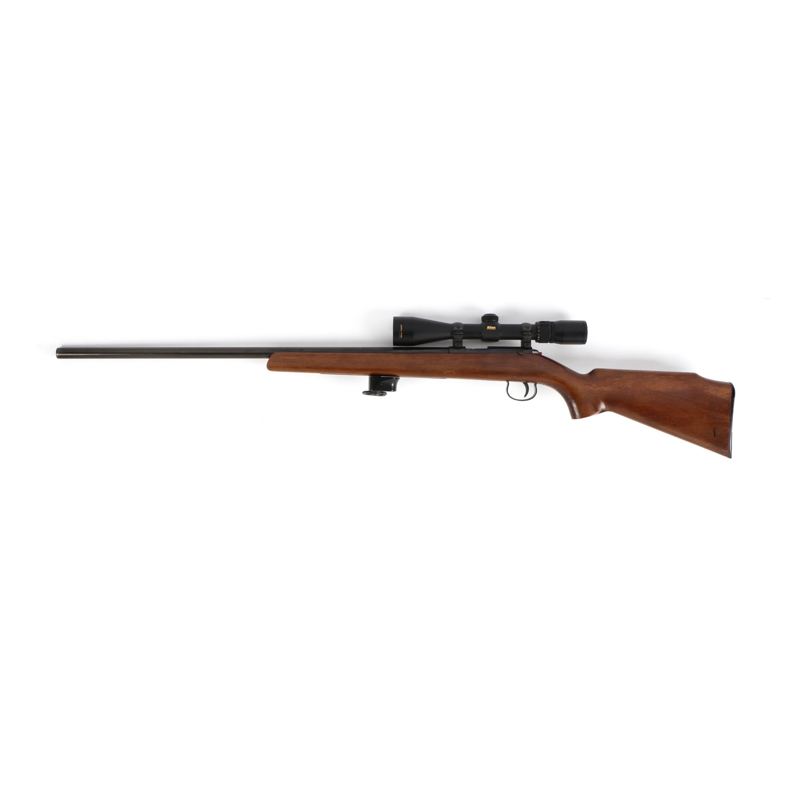 Anschutz .22 Bolt-Action Target Rifle with Scope (Lot 2101