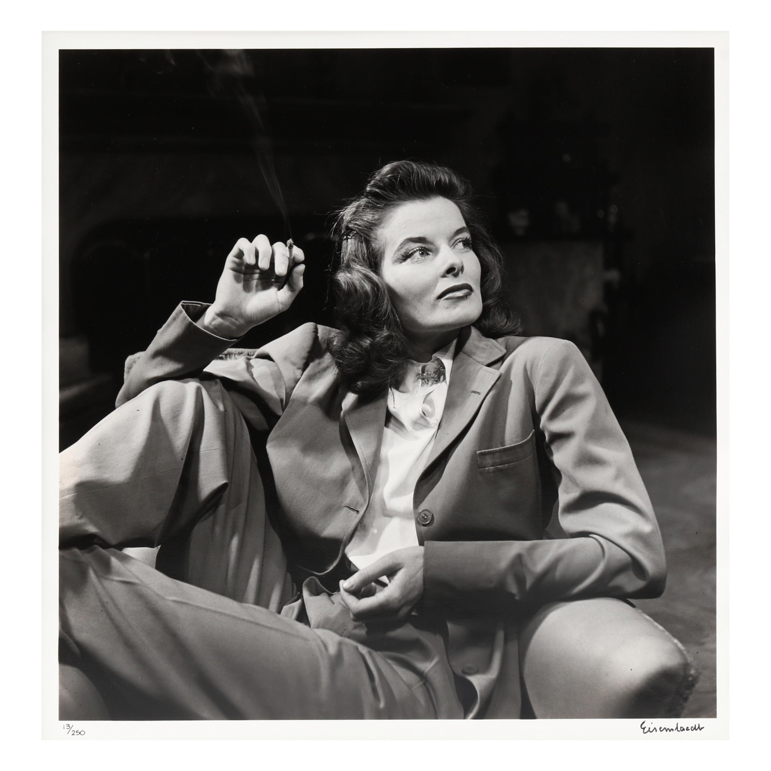 ERTE エルテ 『Manhattan Mary Ⅰ』 1979年 直筆サイン Alfred Eisenstaedt (American/German, 1898-1995), Katherine Hepburn