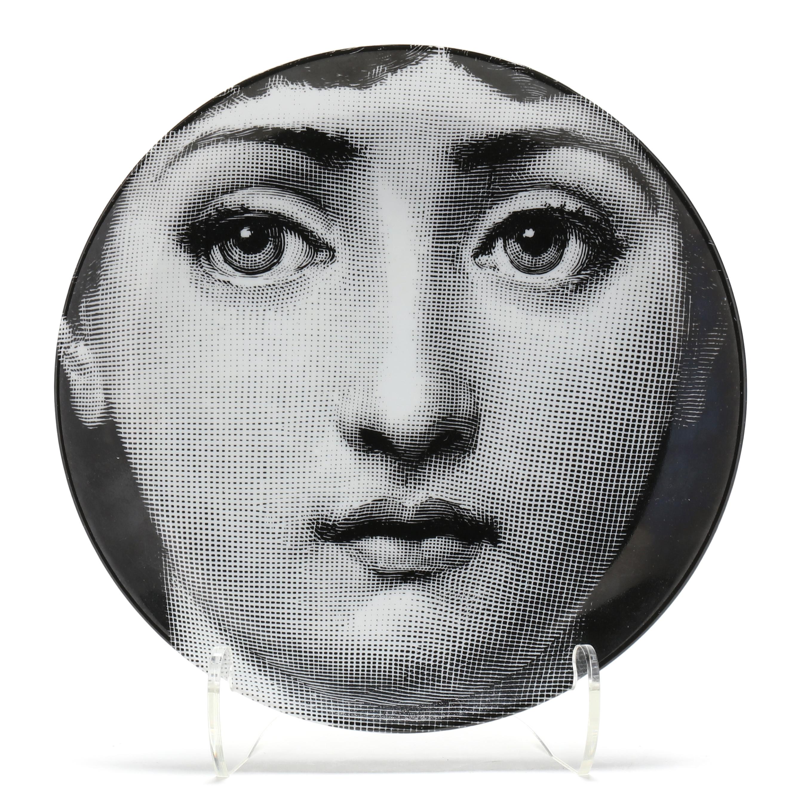 その他 fornasetti Wall plate Tema e Variazioni n.393 in White/Black | Fornasetti®