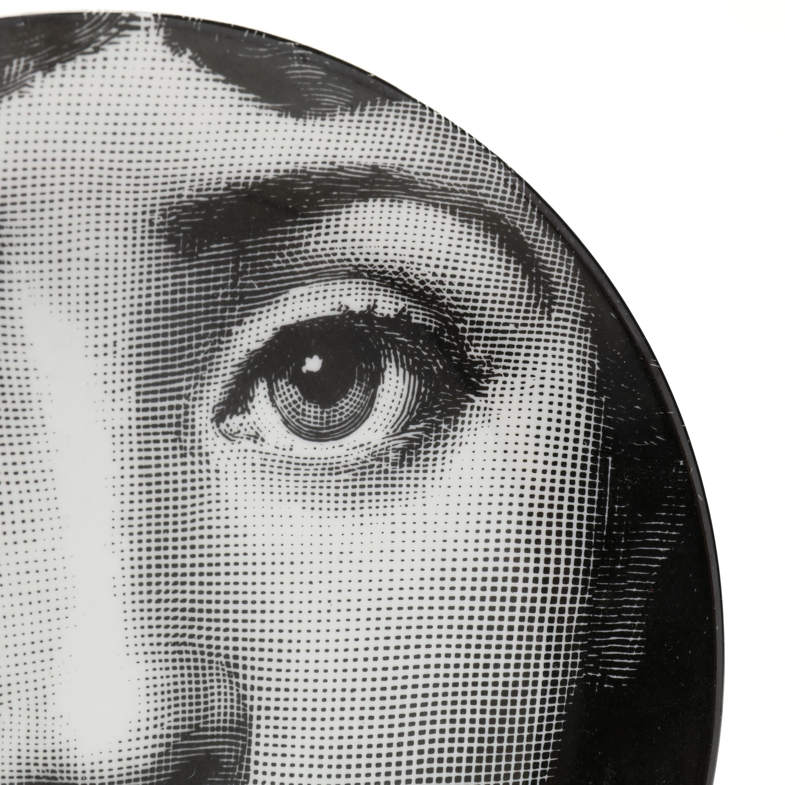 その他 fornasetti Wall plate Tema e Variazioni n.393 in White/Black | Fornasetti®
