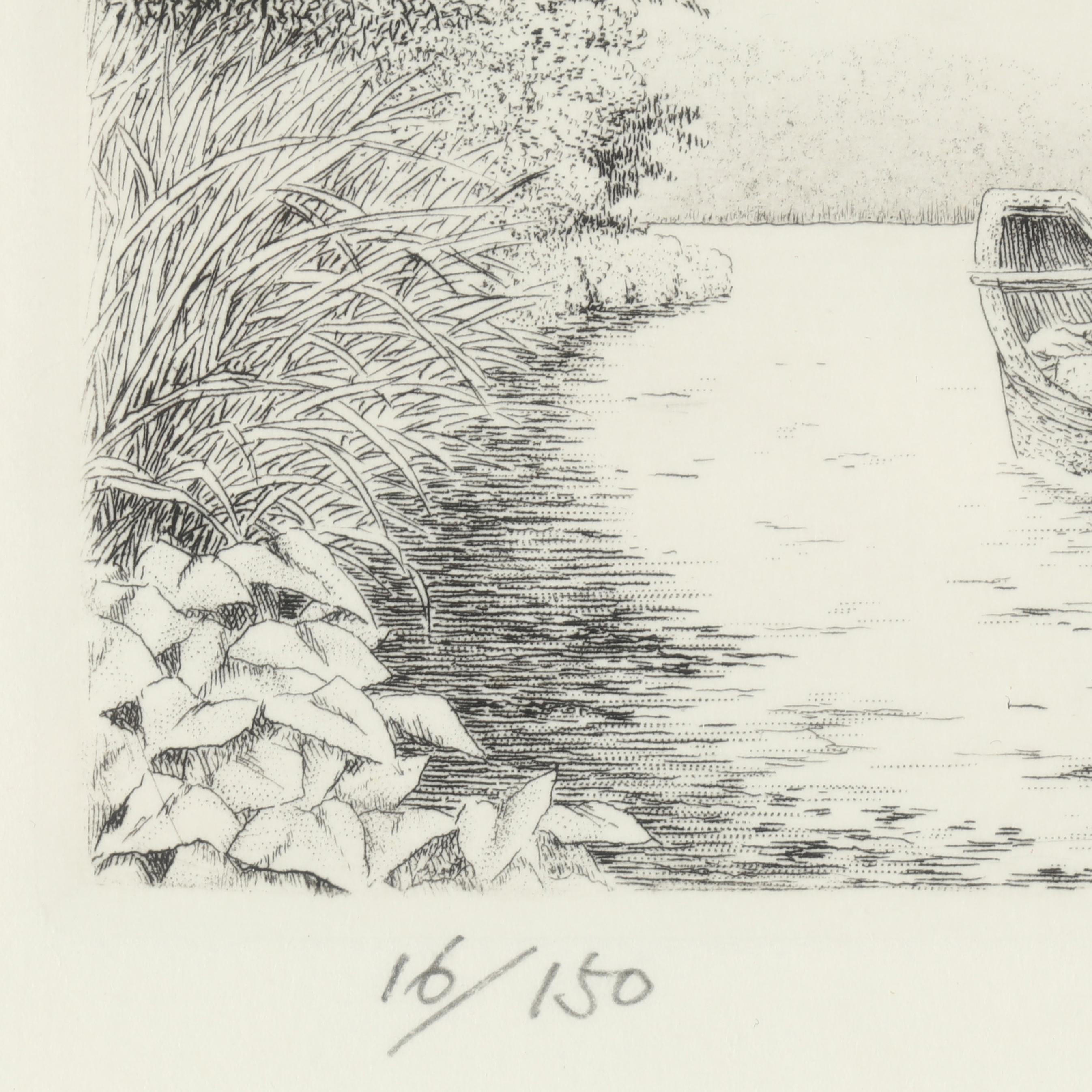 Tanaka Ryohei (Japanese, 1933-2019), Three Etchings (Lot