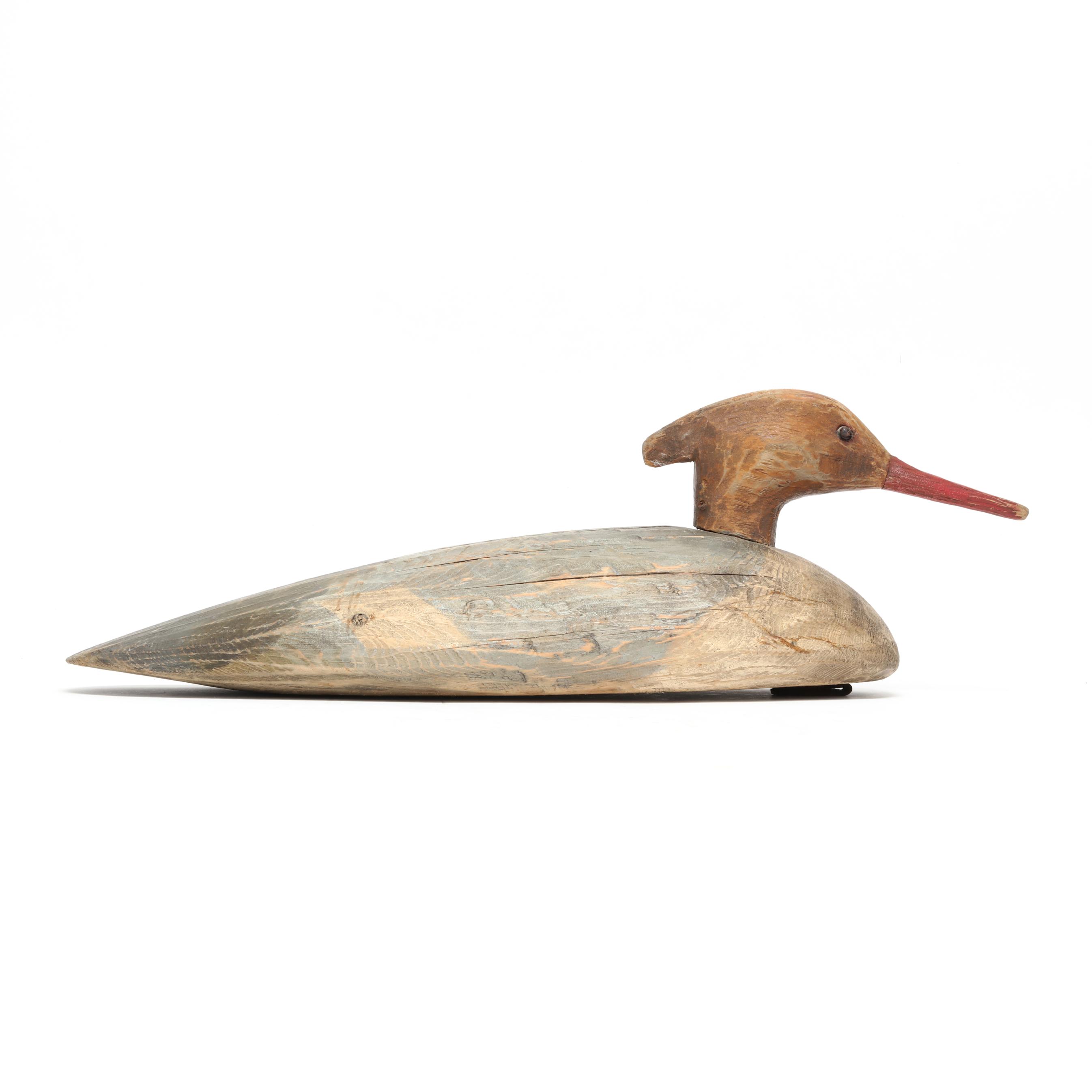 Russ Allen (NJ, b. 1955), Hen Merganser (Lot 1009 - Sporting Art