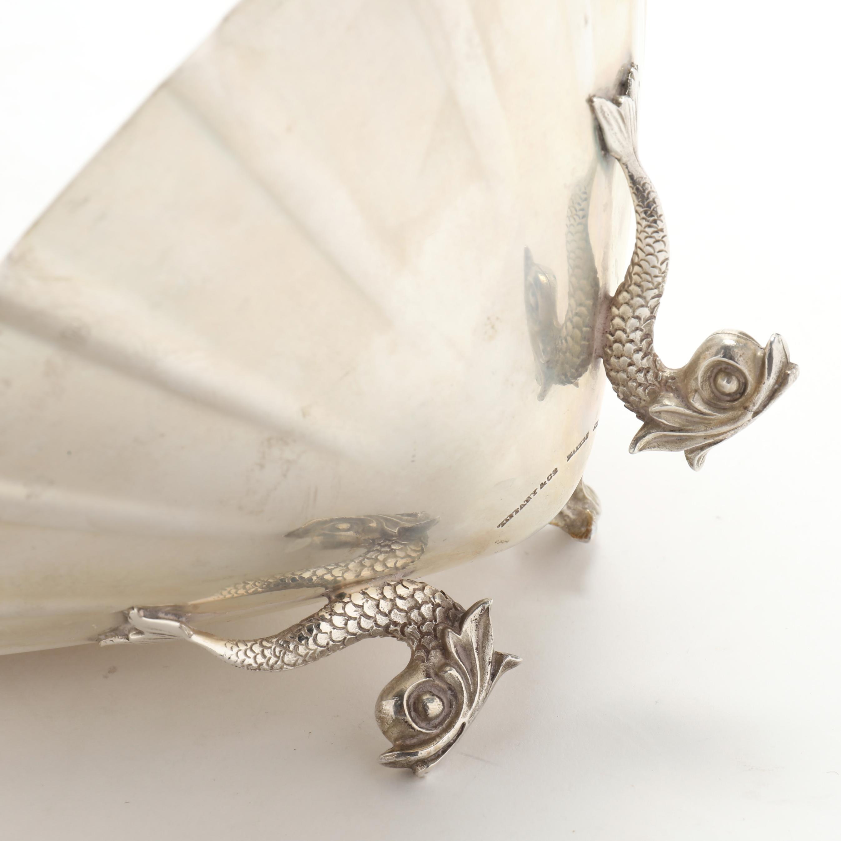 A Tiffany & Co. Sterling Silver Dolphin Foot Bowl (Lot 4089