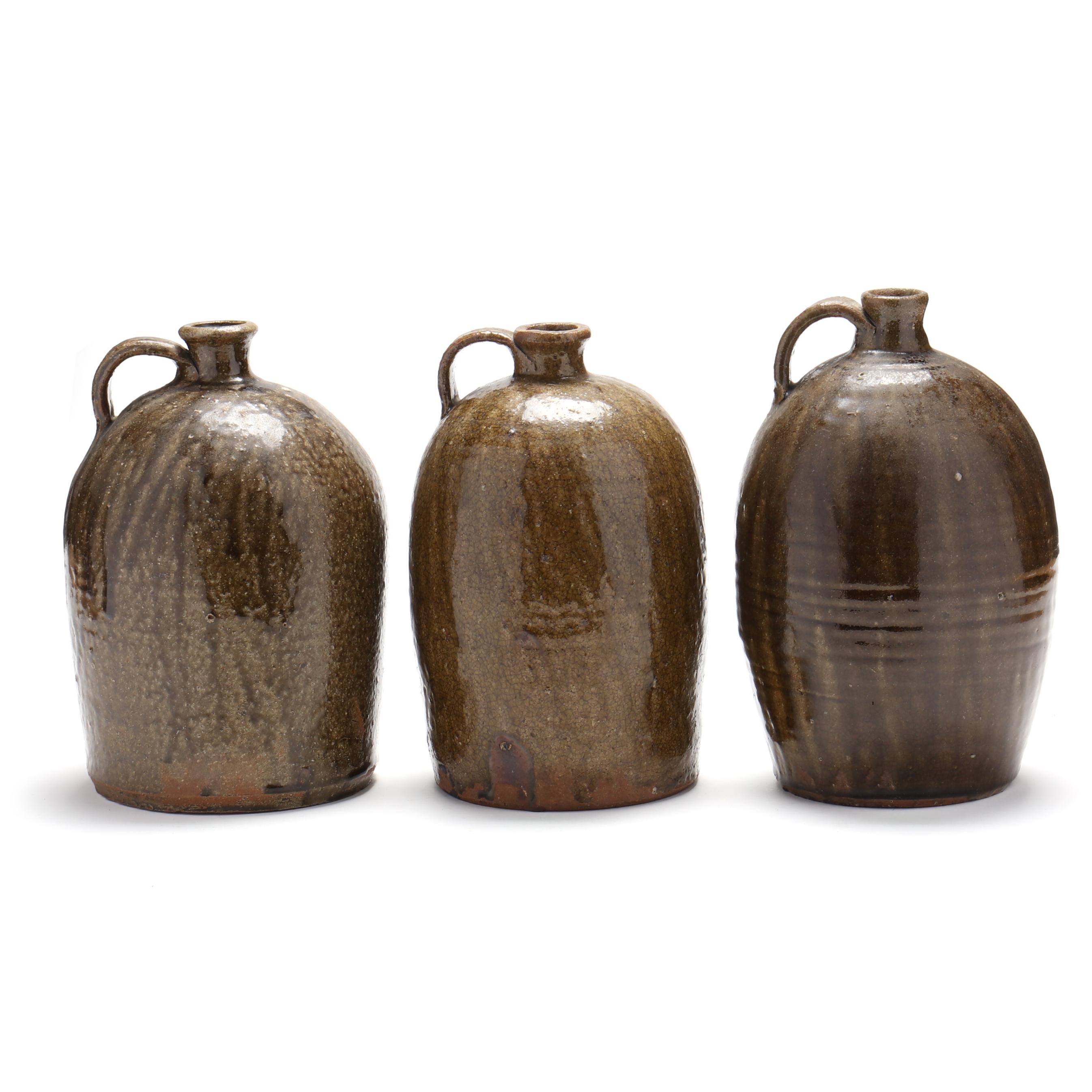 Three One Gallon Western NC Alkaline Glaze Jugs (Lot 6089 - Single