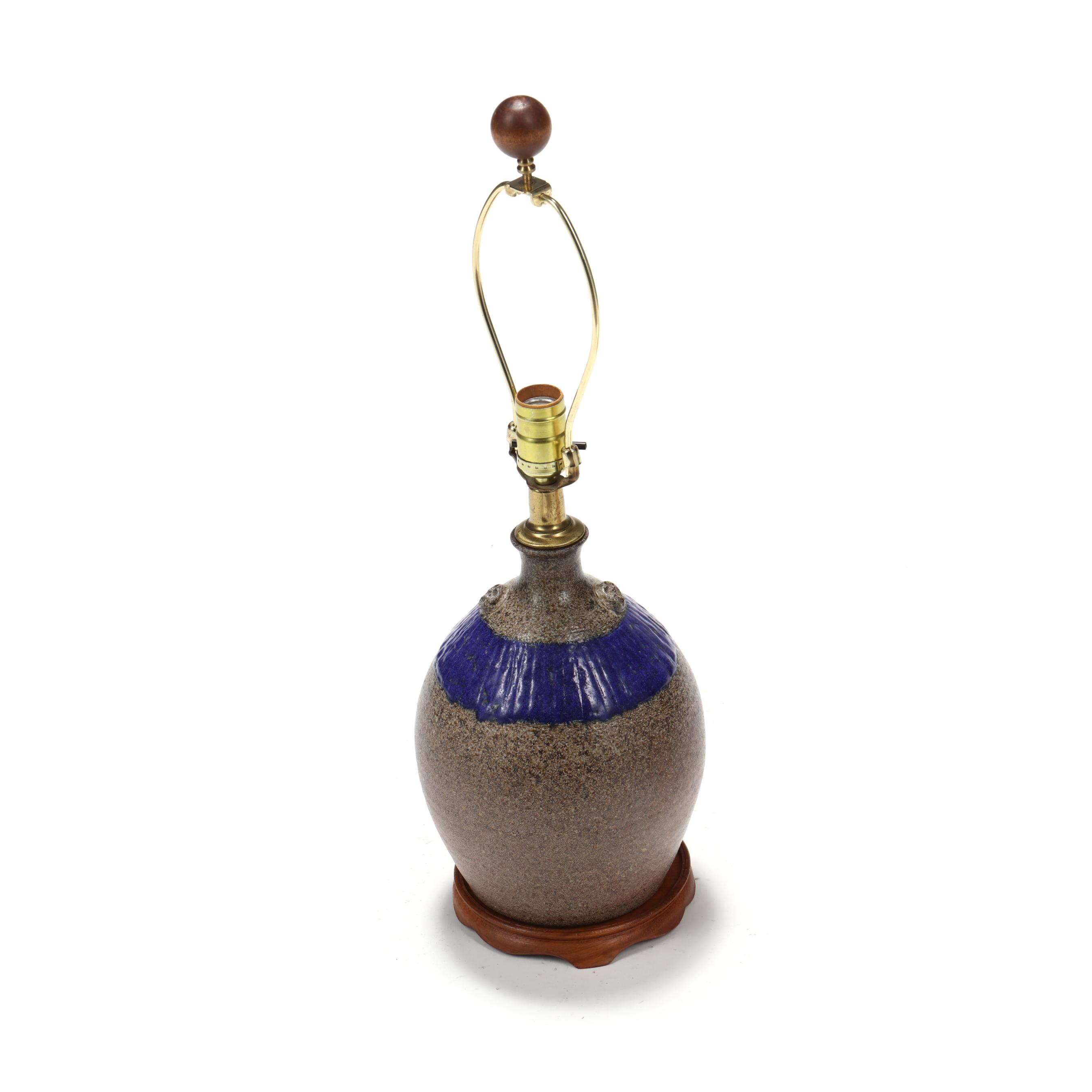Ben Owen III (Seagrove, NC, b.1968), Pottery Table Lamp (Lot 2351