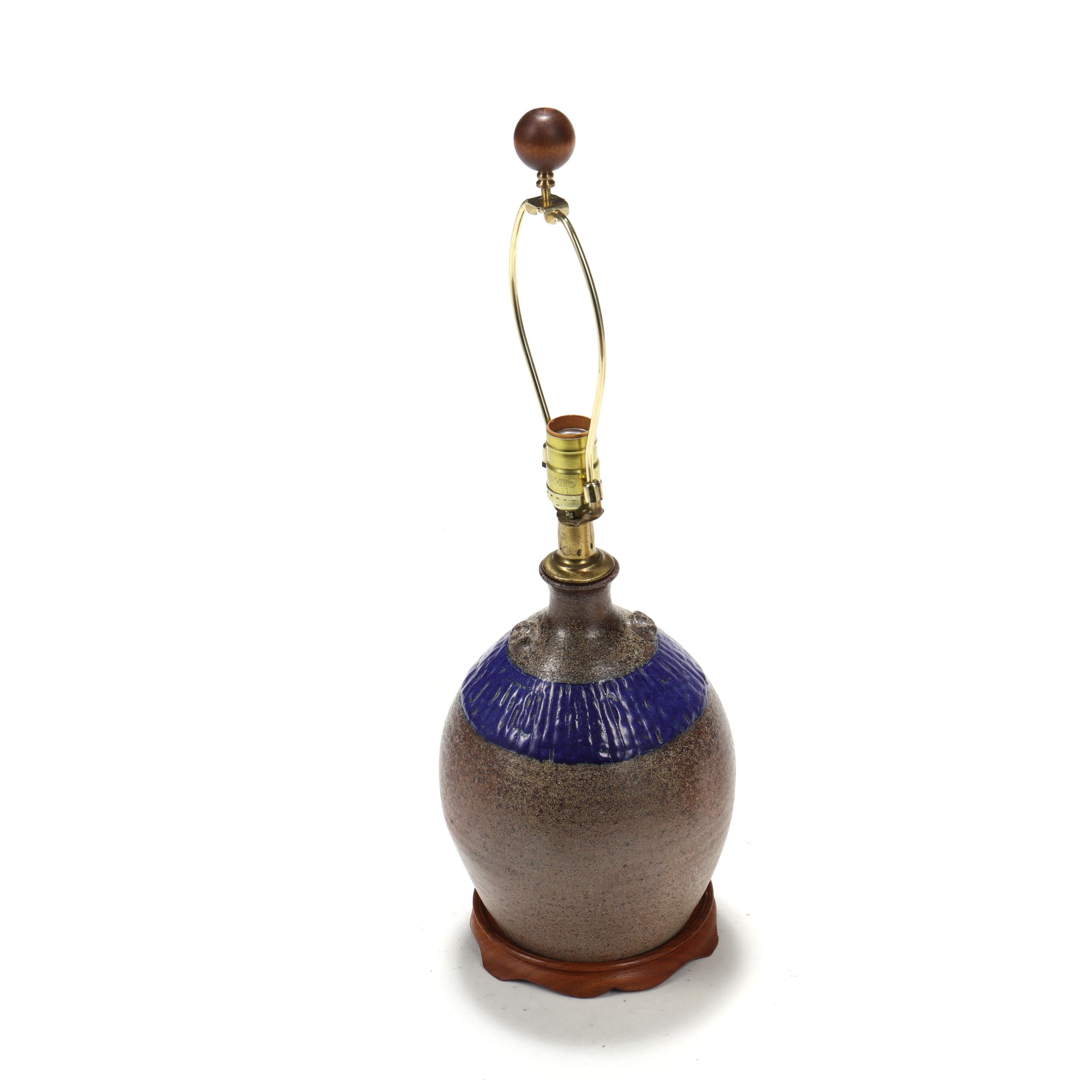 Ben Owen III (Seagrove, NC, b.1968), Pottery Table Lamp (Lot 2351