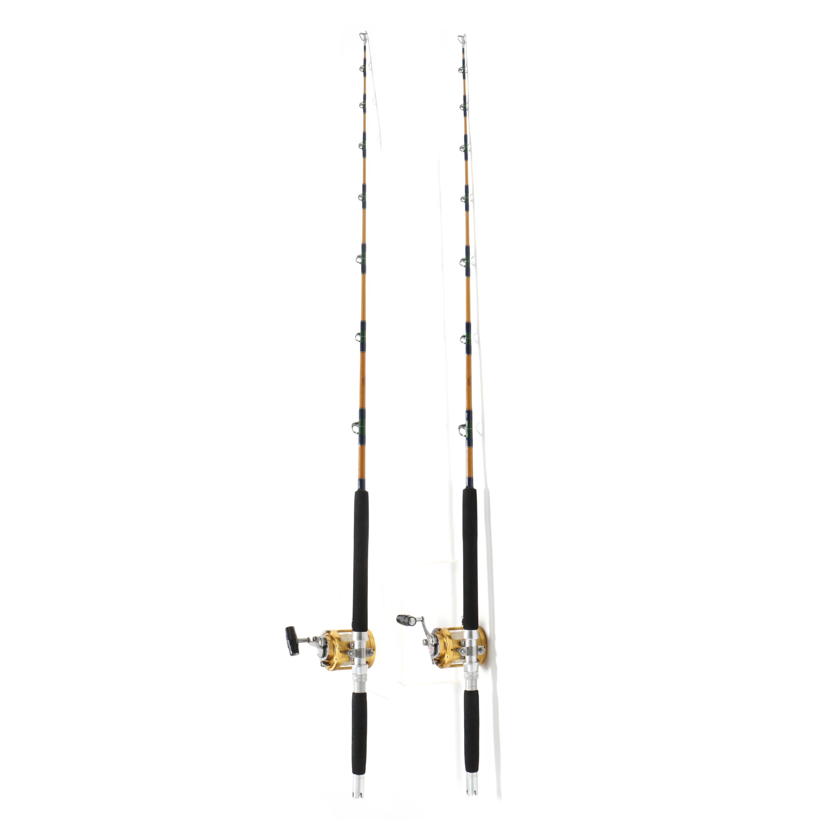 Two Penn International II 30TW Reels on Custom St. Croix