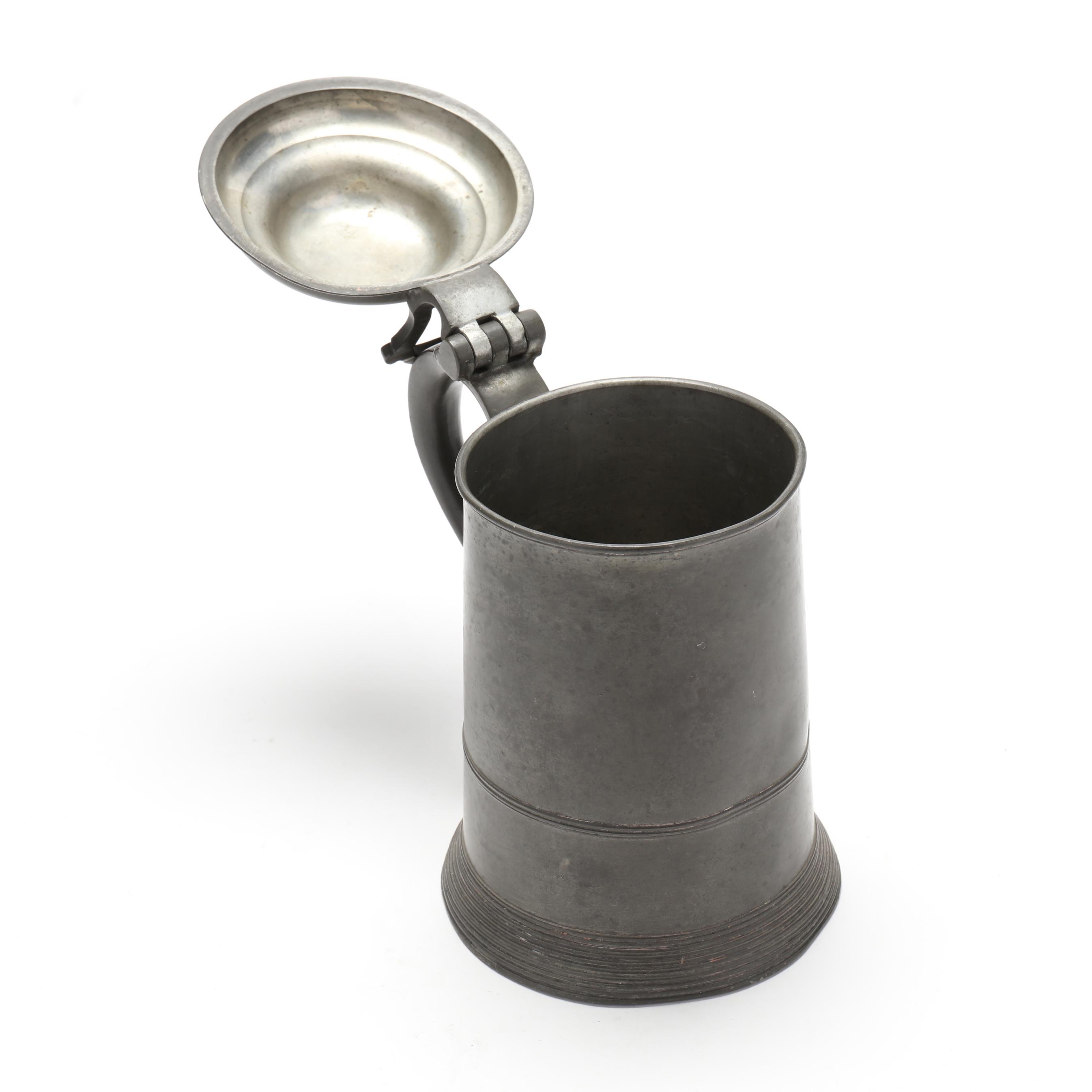 A George III Pewter Tankard by Townsend & Compton (Lot 2097