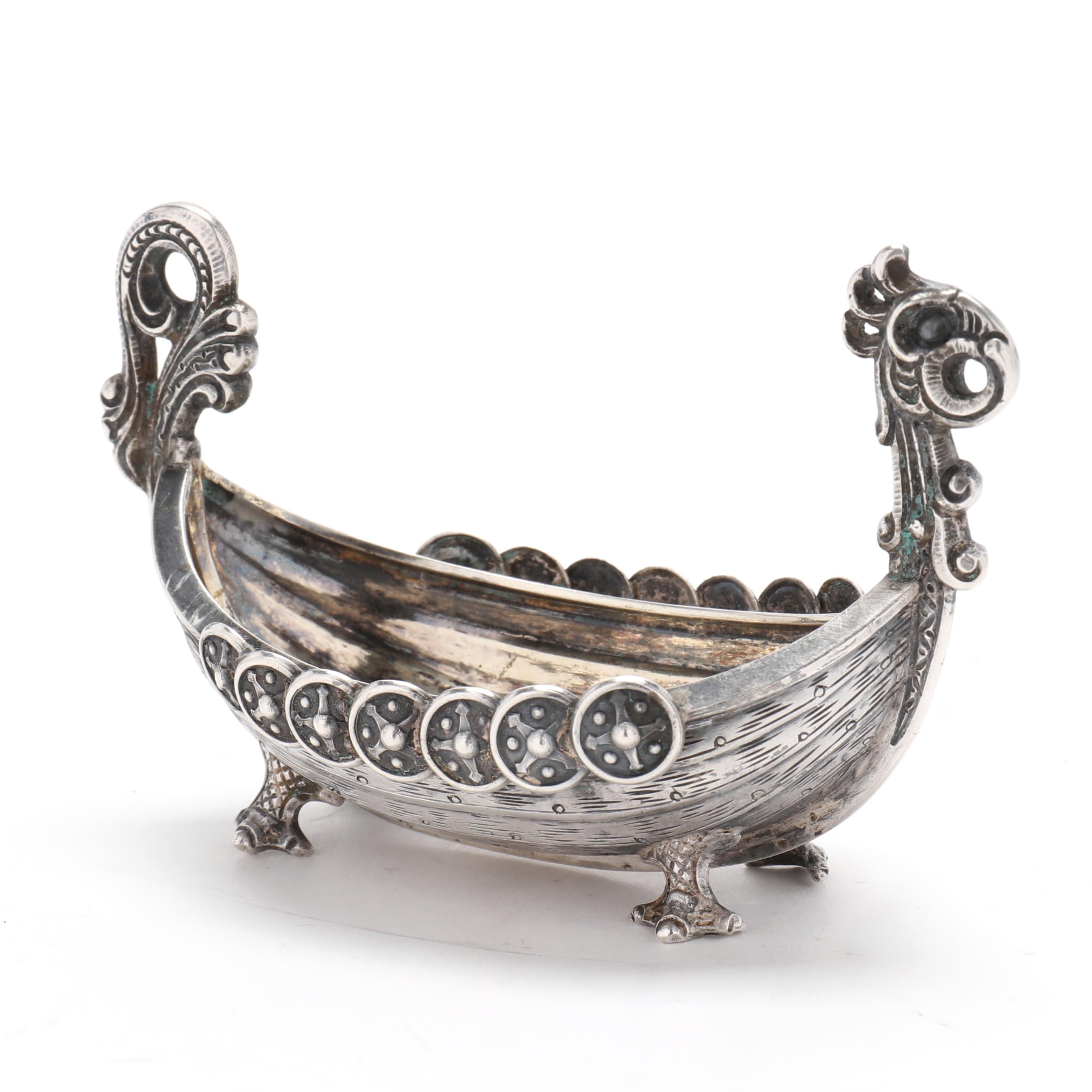 銀製 シルバー830S SILVER830S バイキングシップ 船 ヴィンテージ 銀製