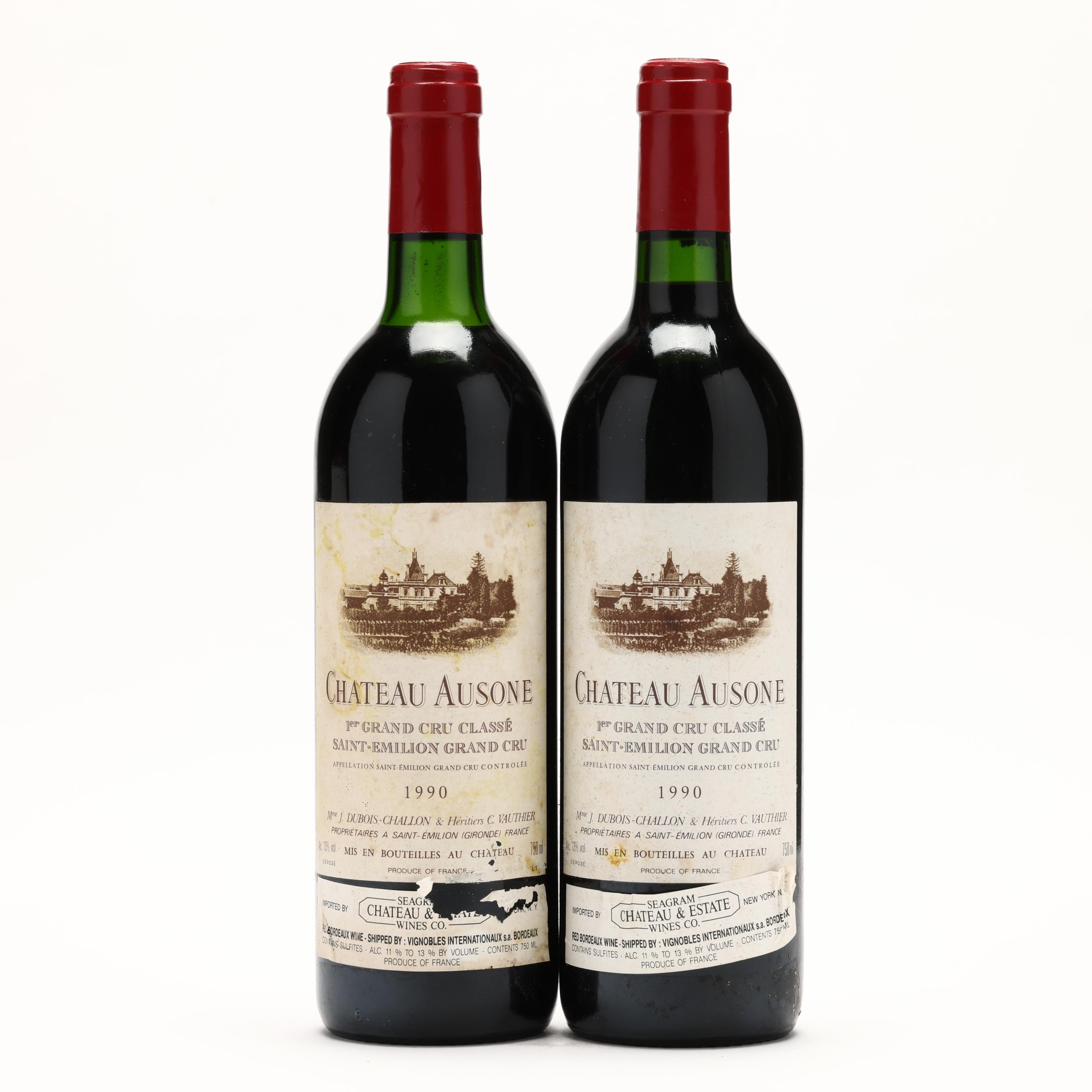 Chateau Ausone - Vintage 1990 (Lot 7085 - Fine Wine Auction - Part