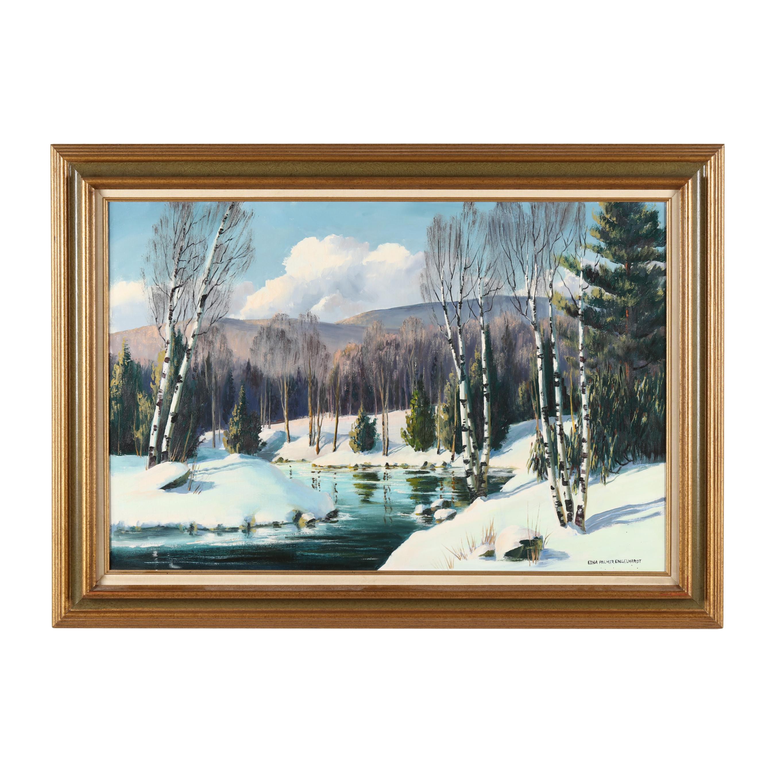 Edna Palmer Engelhardt (American,1897-1991), Sunny Banks of March