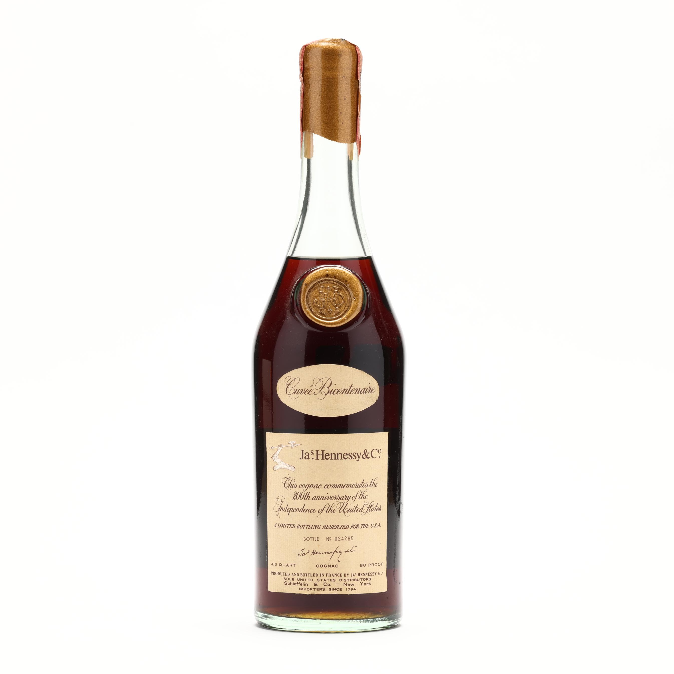 Hennessy Cuvee Speciale コニャック Hennessy Cuvee Bicentenaire Cognac (Lot 6059 - Rare Spirits