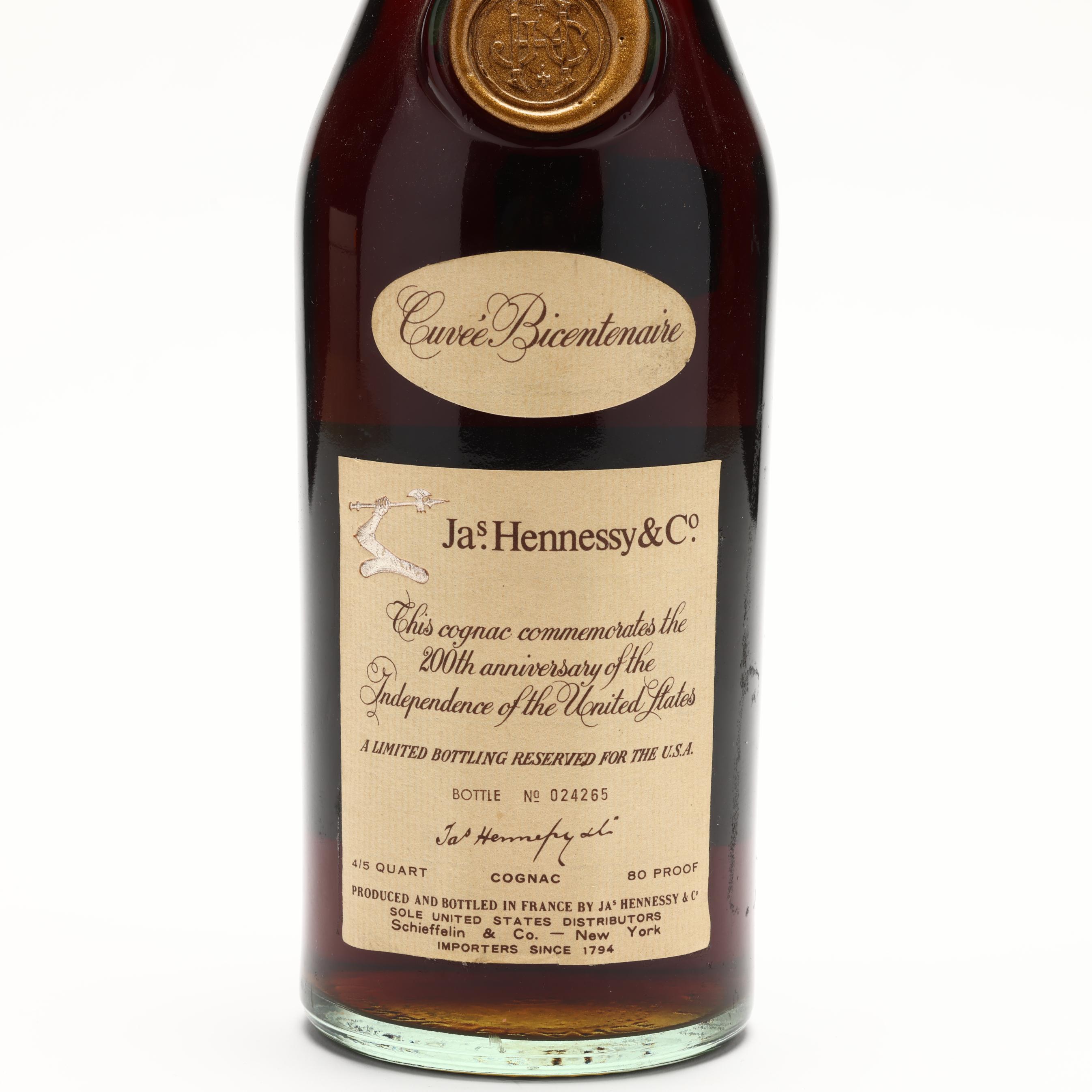 Hennessy コニャク Hennessy Cuvee Bicentenaire Cognac (Lot 6059 - Rare Spirits