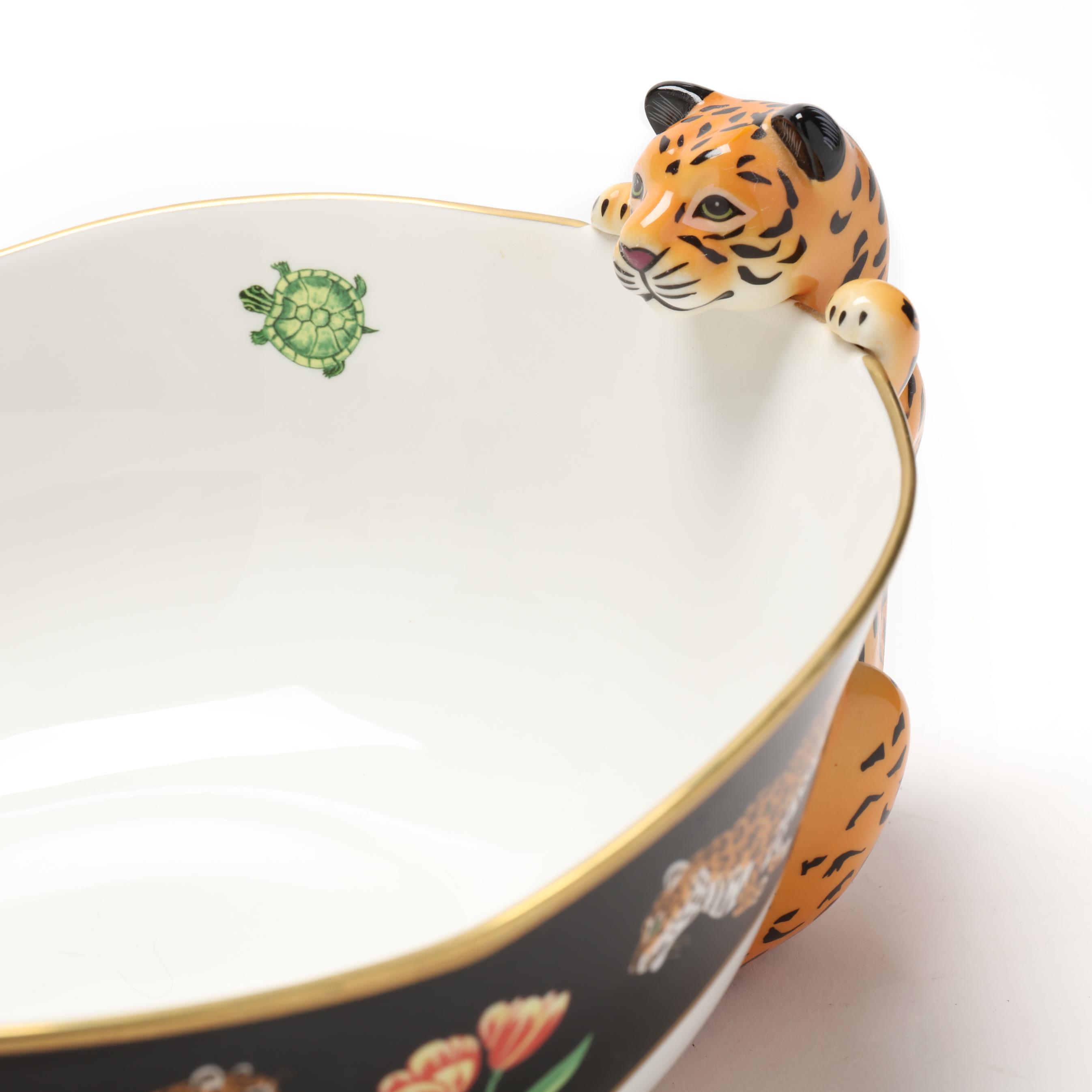 Four Pieces of Lynn Chase Jaguar Jungle China (Lot 1315