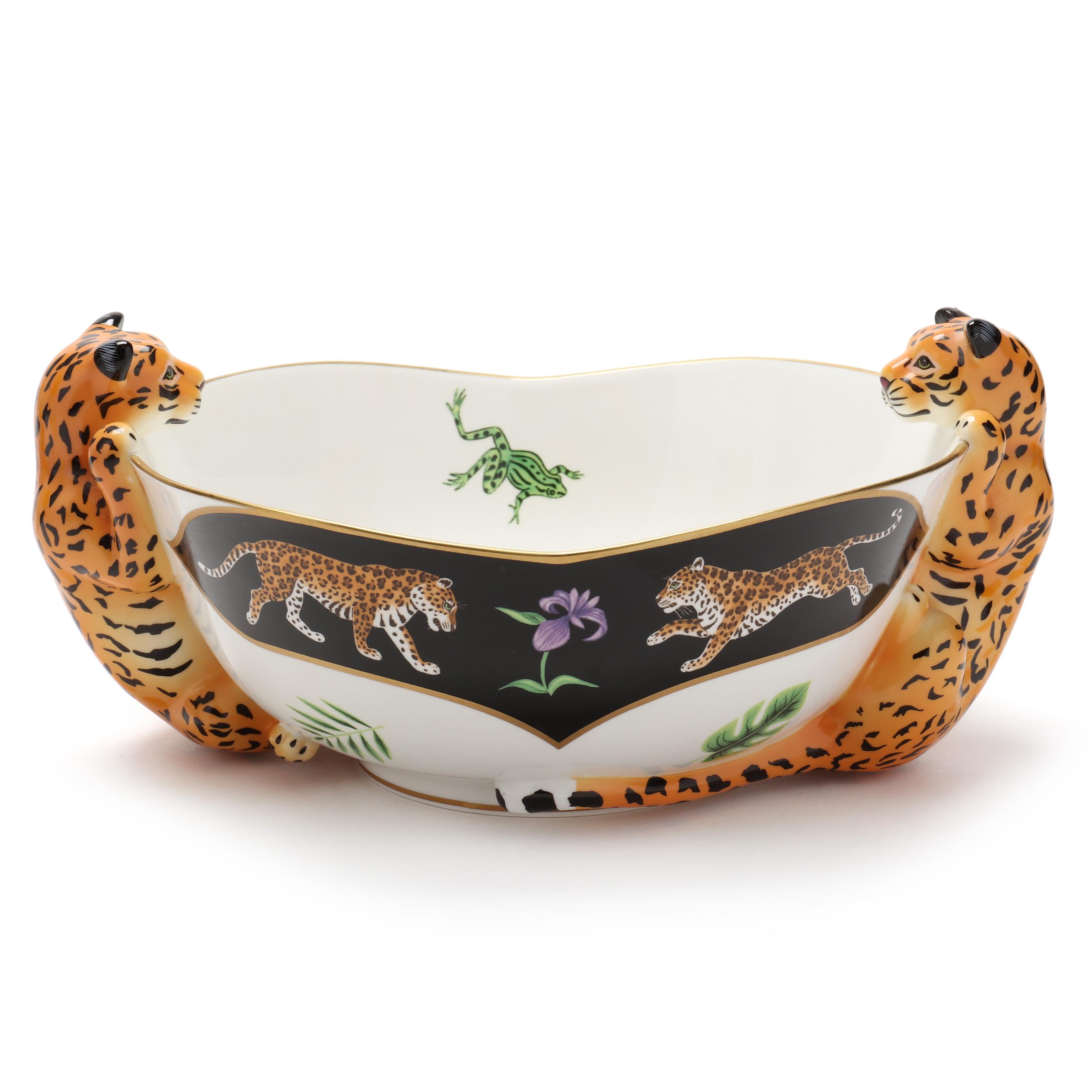 Four Pieces of Lynn Chase Jaguar Jungle China (Lot 1315
