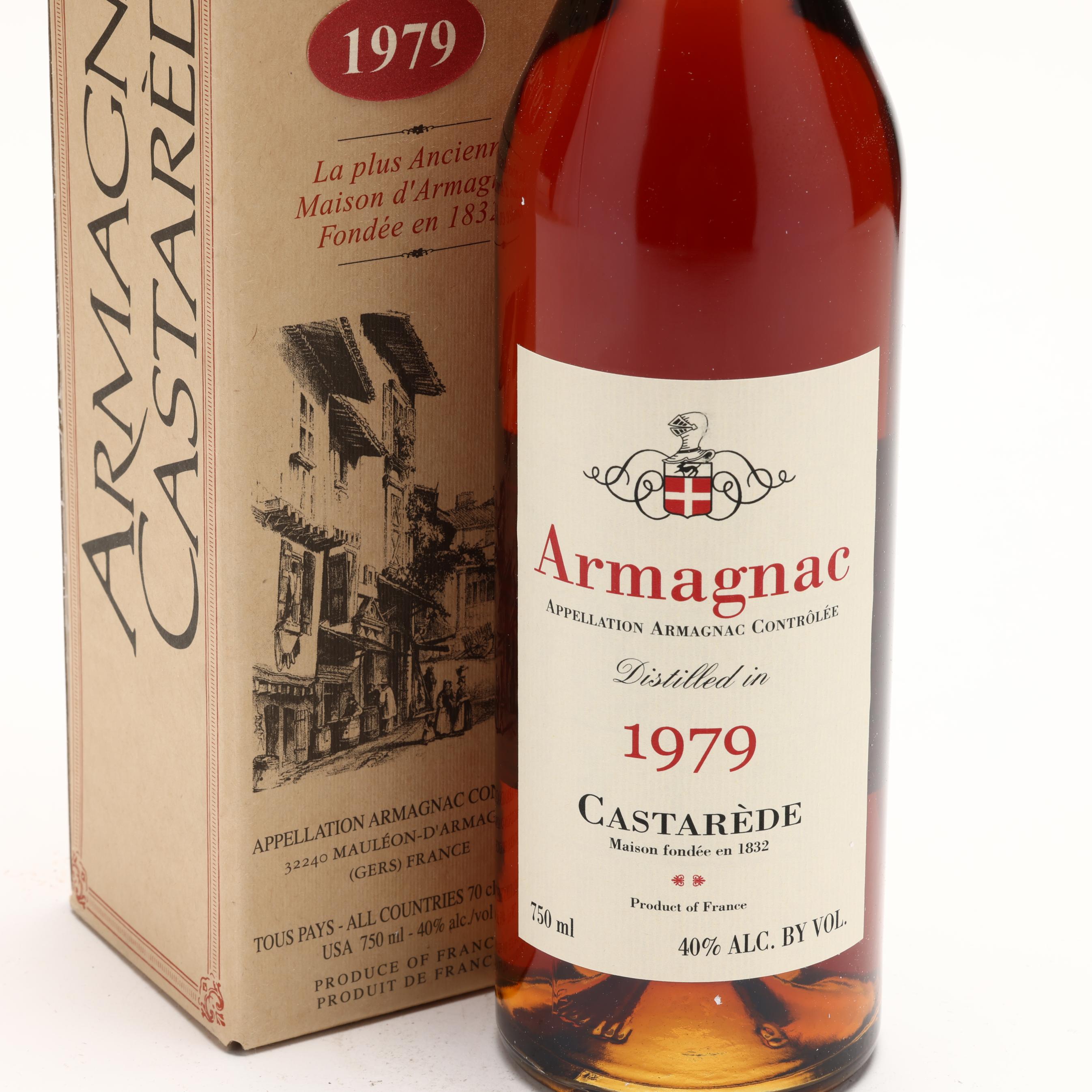 Castarede Armagnac - Vintage 1979 (Lot 6096 - Rare Spirits Castarede Armagnac - Vintage 1979 (Lot 6096 - Rare Spirits