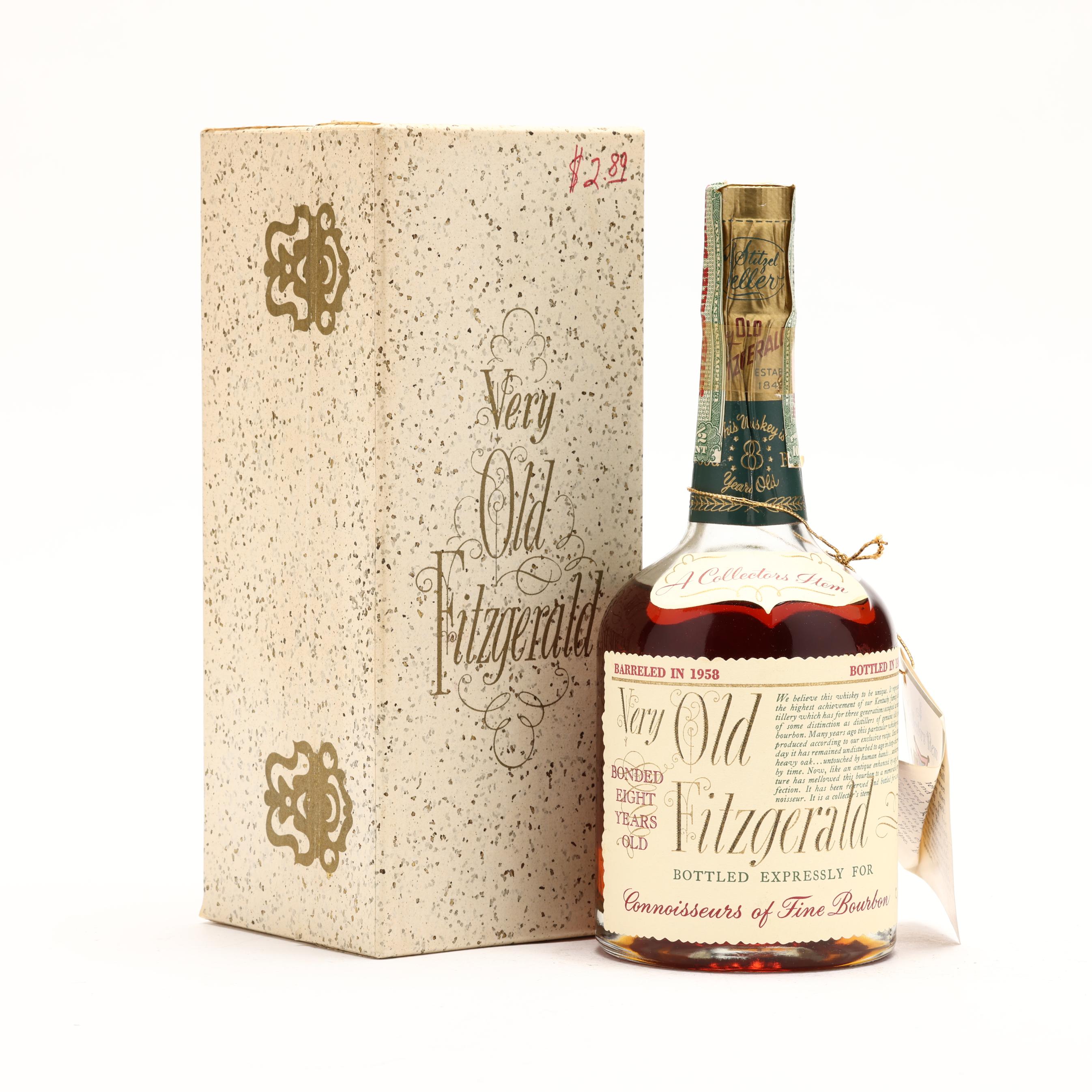Very Old Fitzgerald Bourbon Whiskey (1/2 Pint) (Lot 6024 - Rare