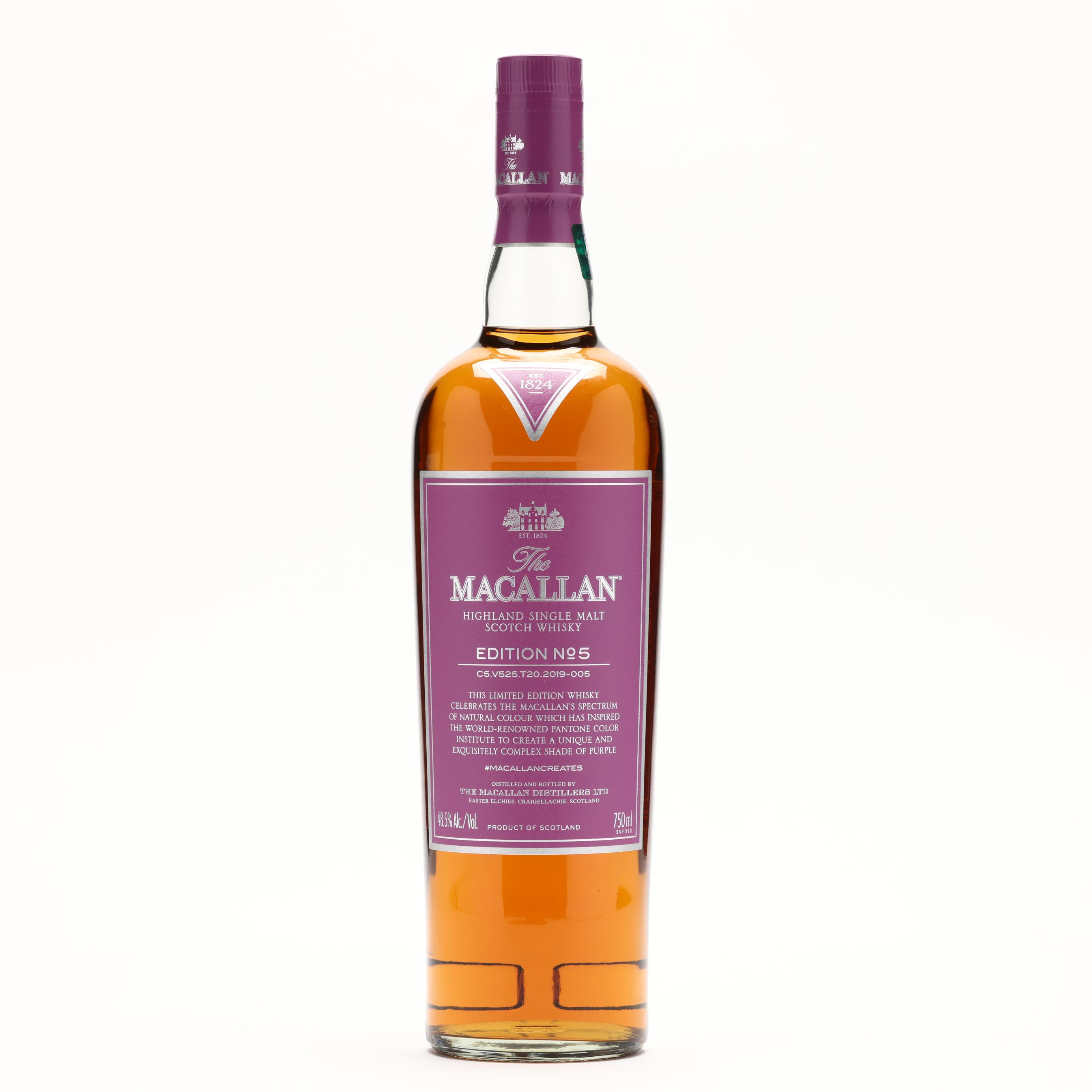 Macallan Edition No. 5 Scotch Whisky (Lot 6183 - Rare Spirits