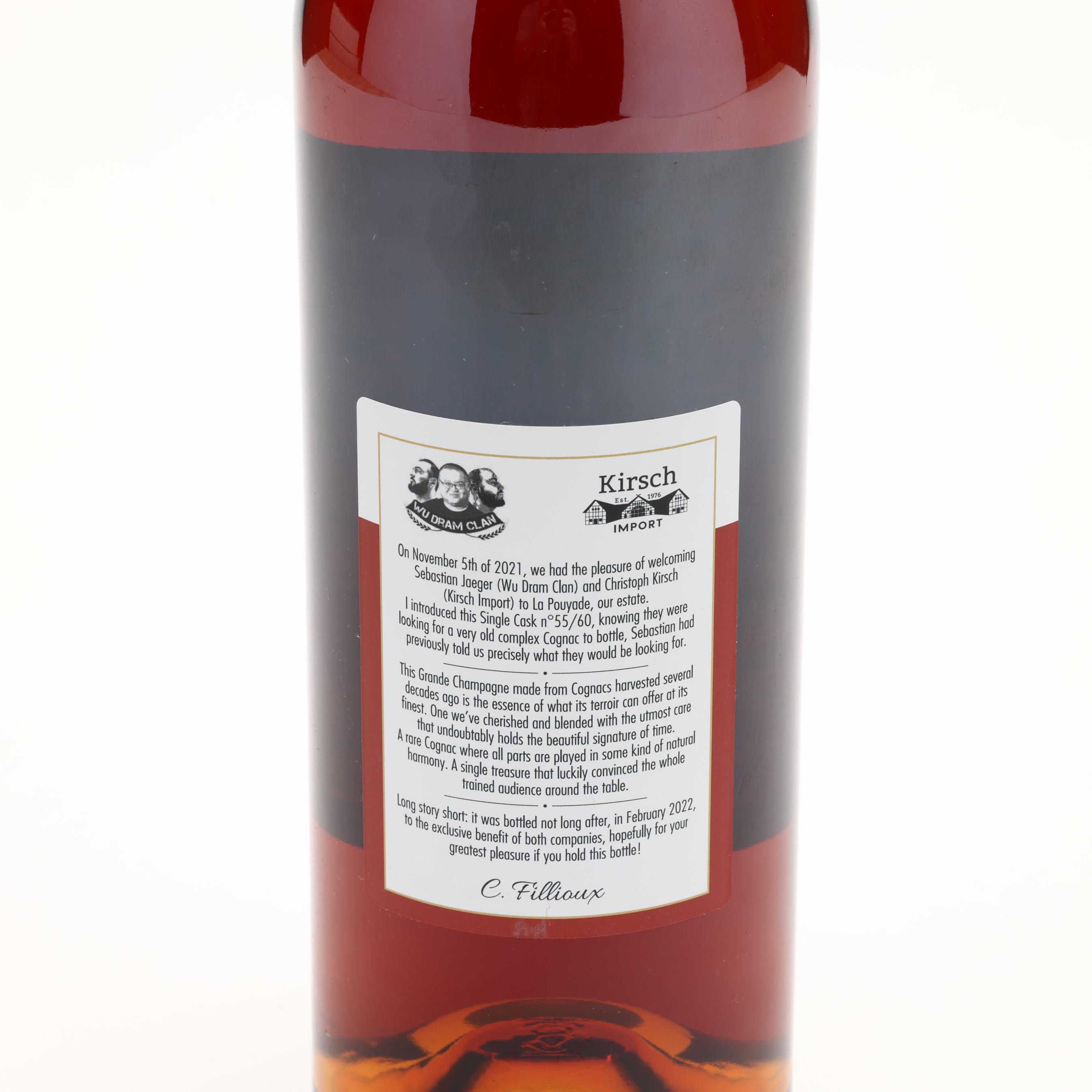 Jean Fillioux Single Cask Cognac (Lot 6070 - Rare Spirits