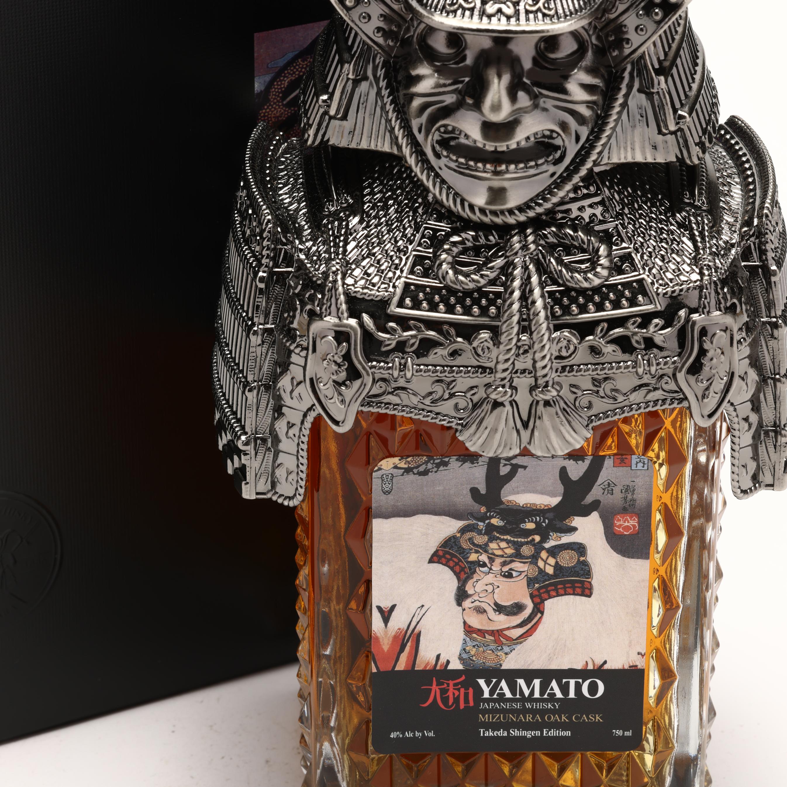 YAMATO JAPANESE WHISKY Mizunara Cask 兜 Yamato Takeda Shingen Edition Mizunara Cask Japanese Whisky