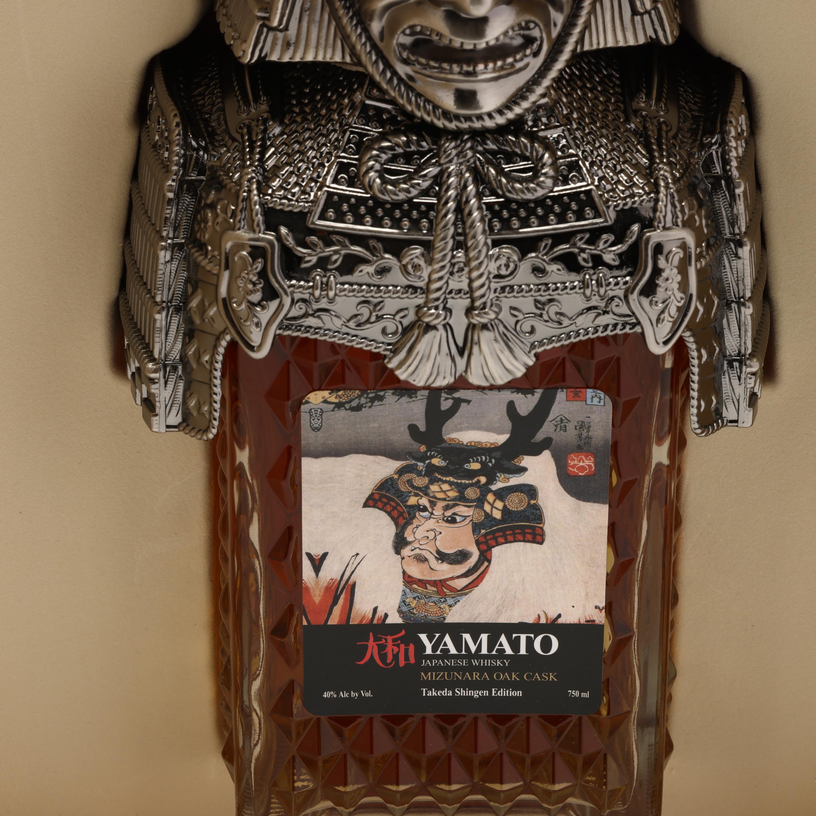 YAMATO JAPANESE WHISKY Mizunara Cask 兜 Yamato Takeda Shingen Edition Mizunara Cask Japanese Whisky
