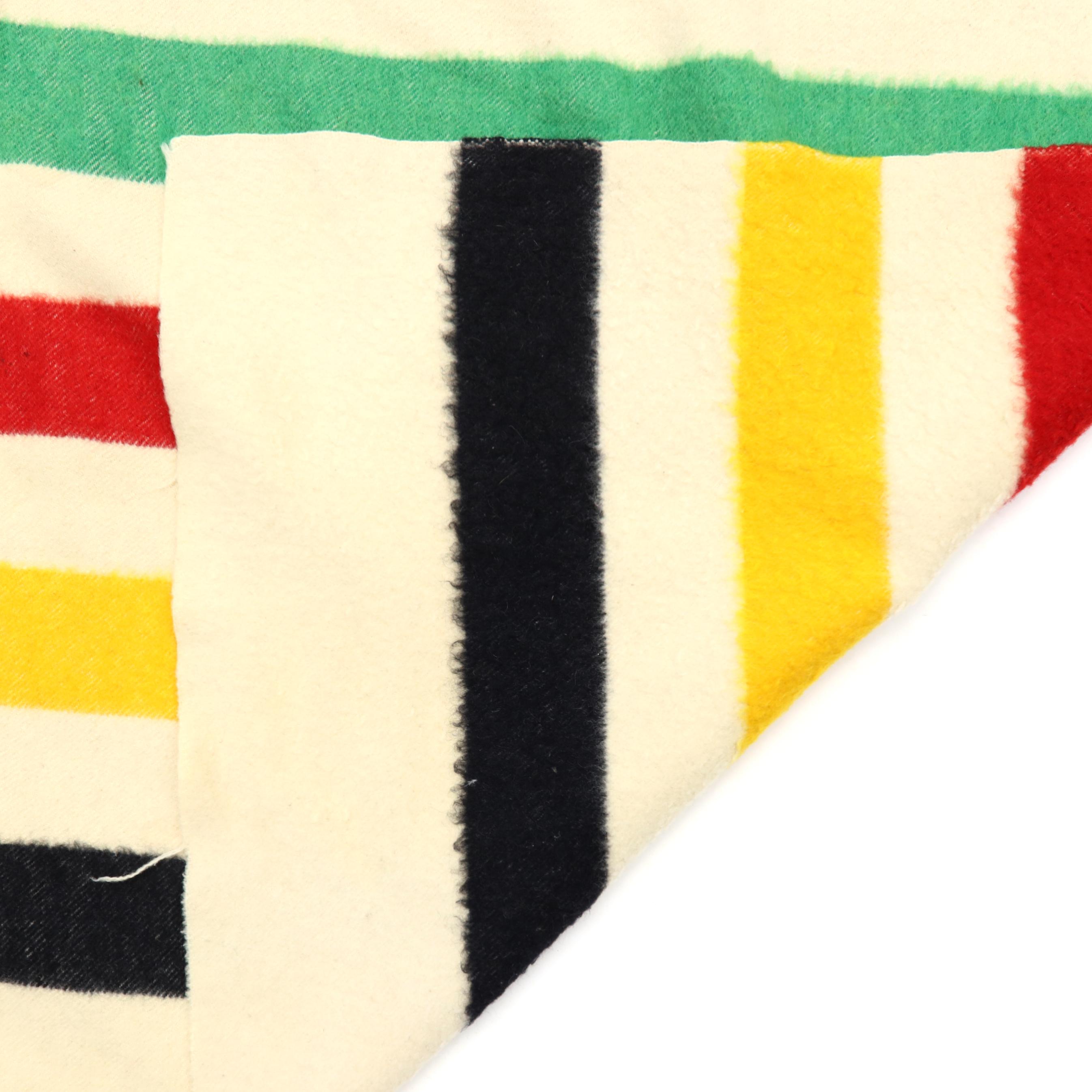 Antique Hudson Bay Point Blanket (England) 1934-40 | eBay