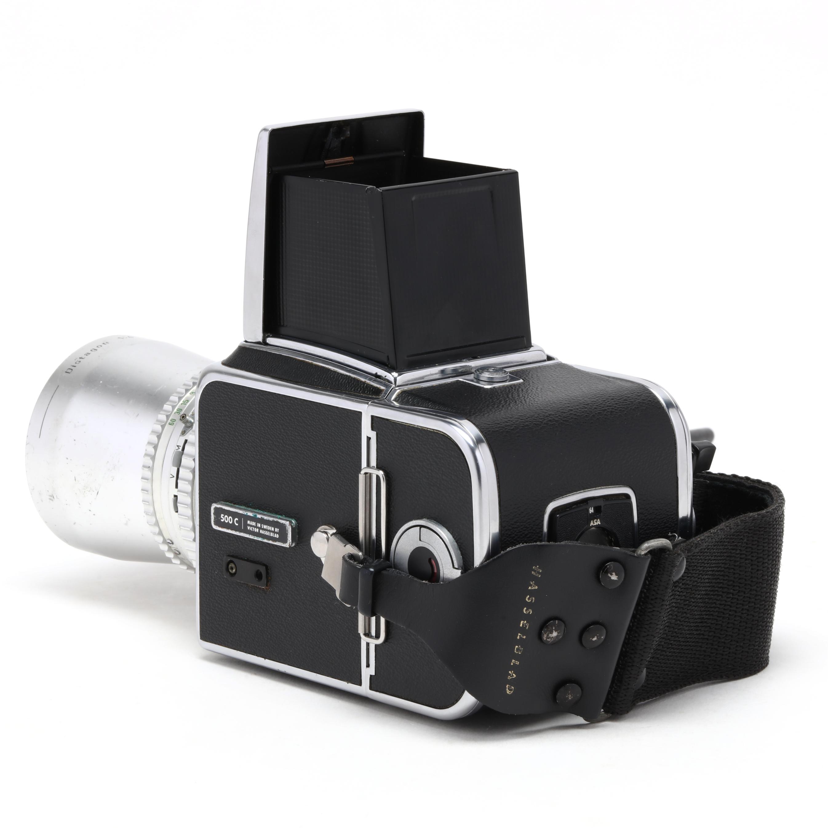 Vintage Hasselblad 500C Camera with Carl Zeiss Distagon Lens