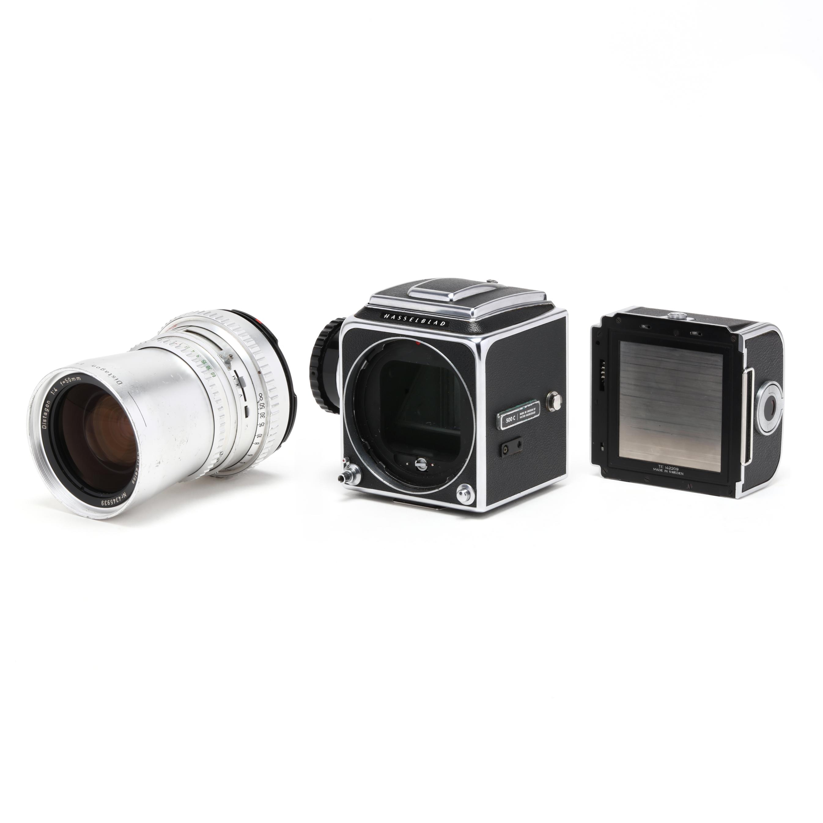 Vintage Hasselblad 500C Camera with Carl Zeiss Distagon Lens