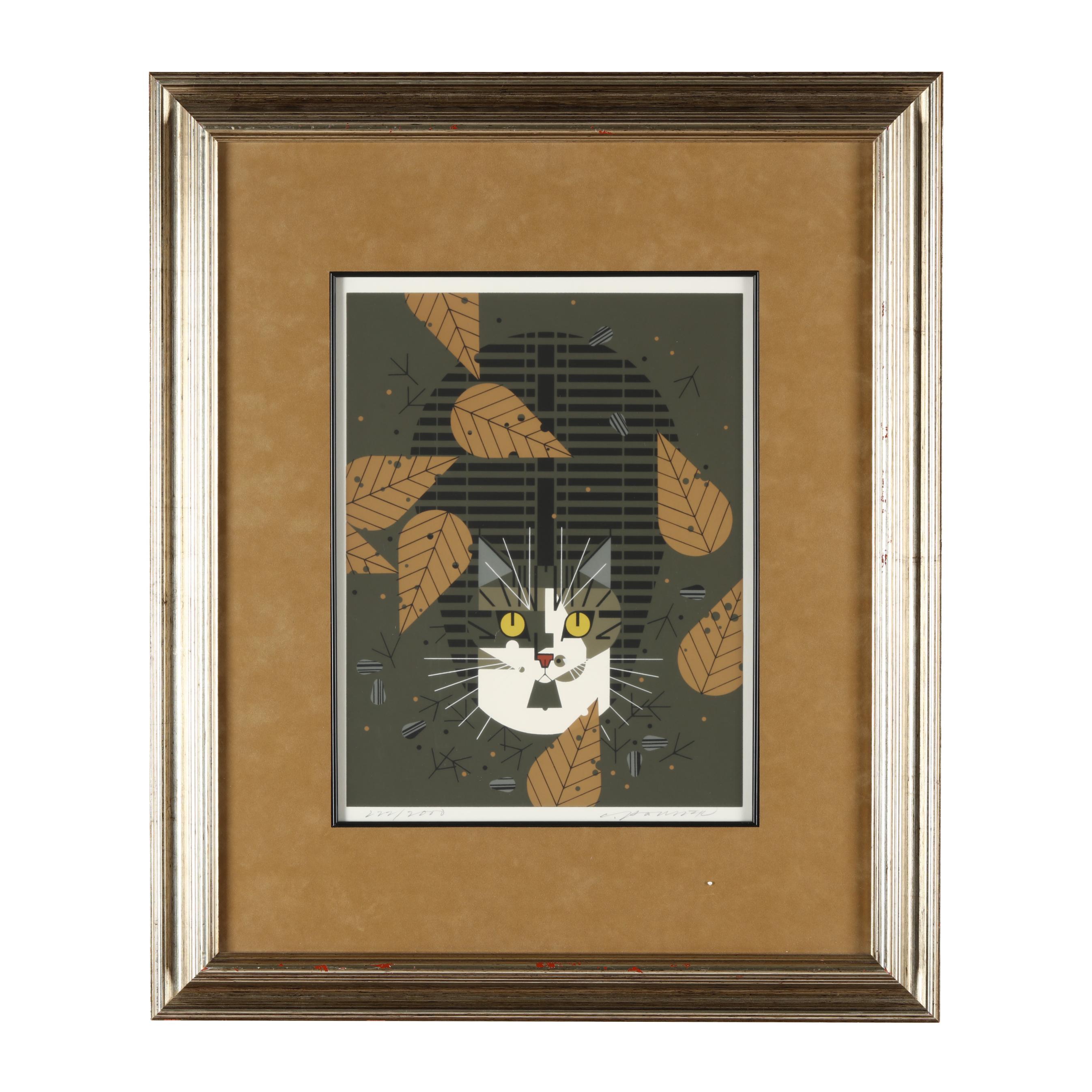 Charley Harper (American, 1922-2007), Birdwatcher (Lot 1584
