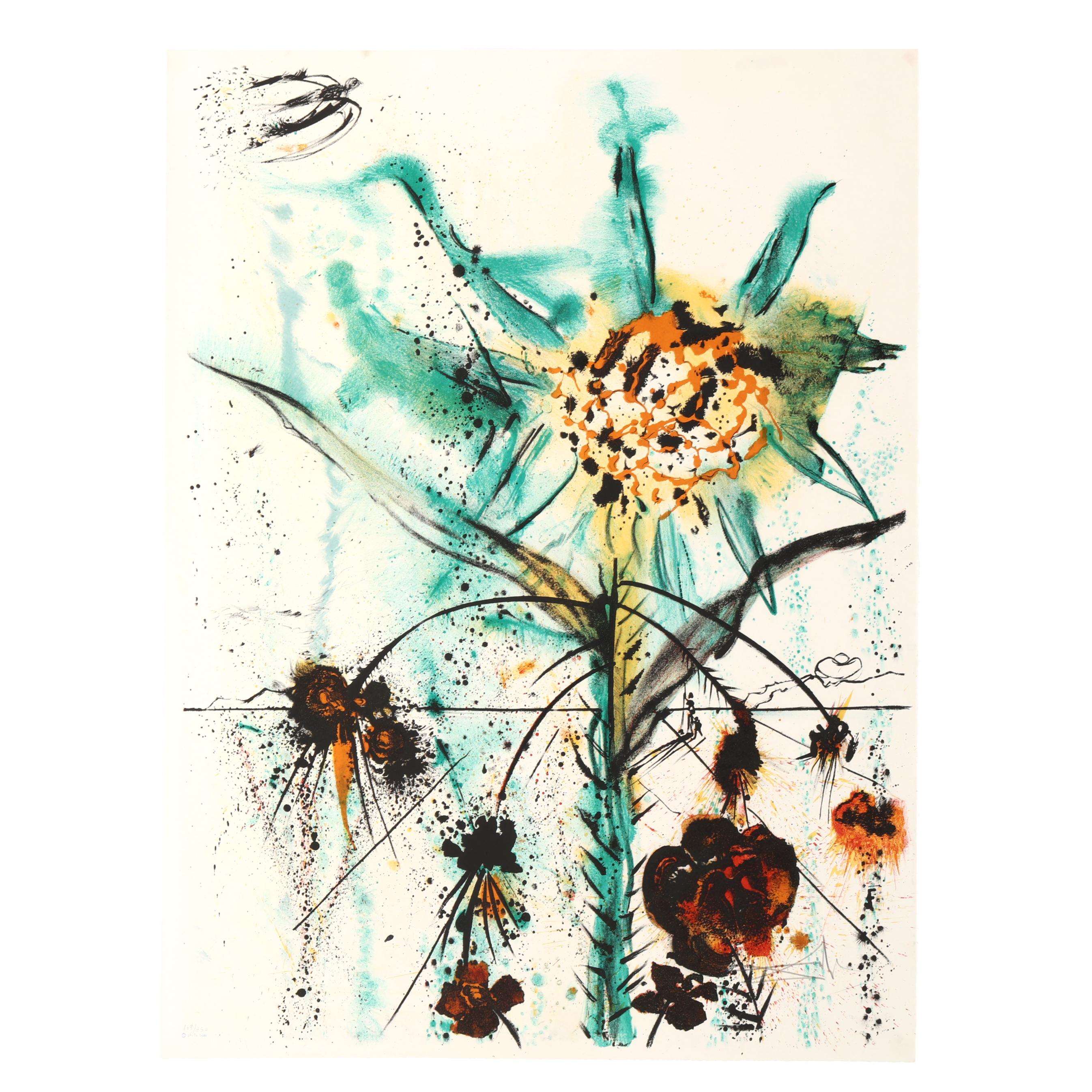 Salvador Dalí (Spanish, 1904-1989), Sun Goddess Flower (Lot 4084