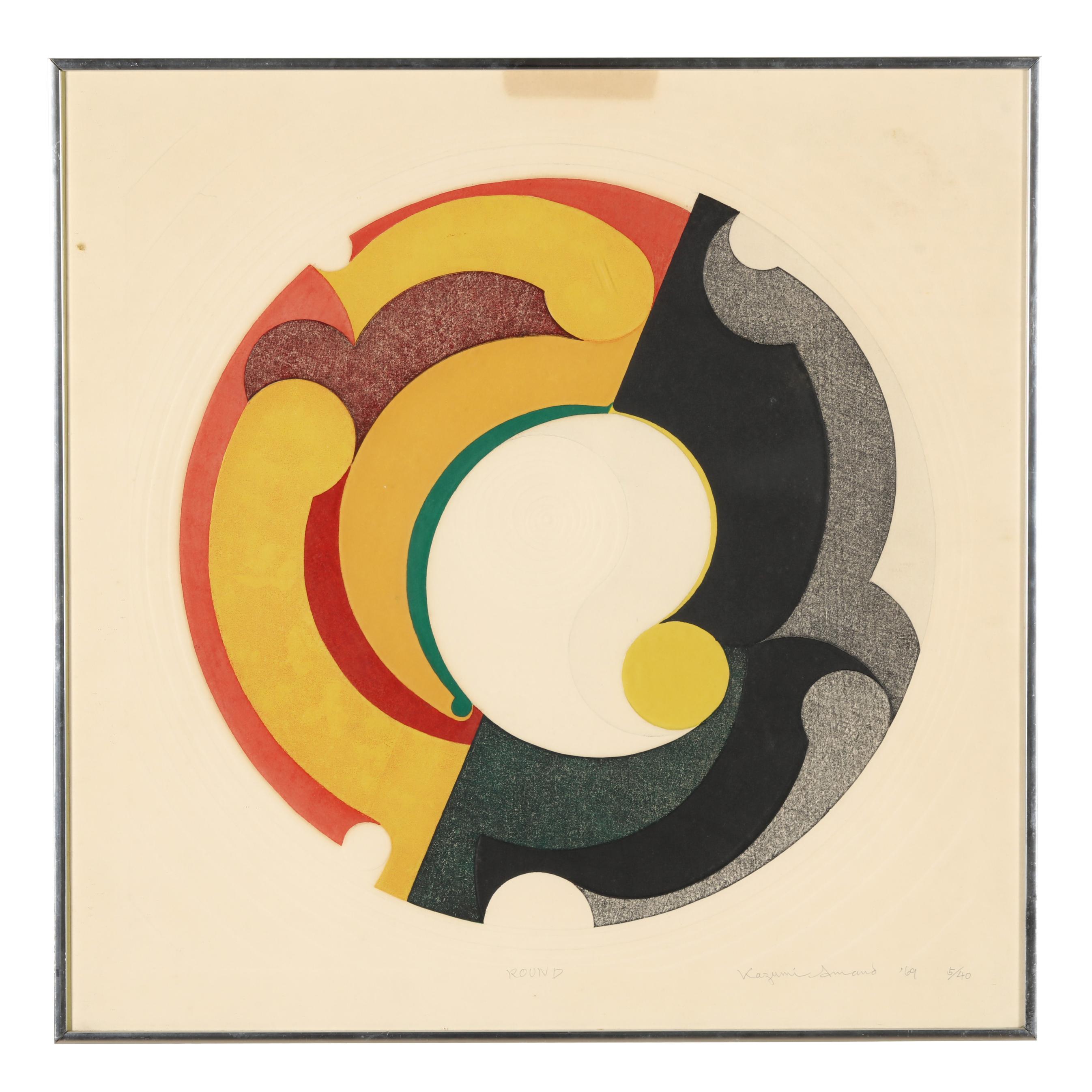 Kazumi Amano (Japanese, b. 1927), Round (Lot 1524 - October Estate
