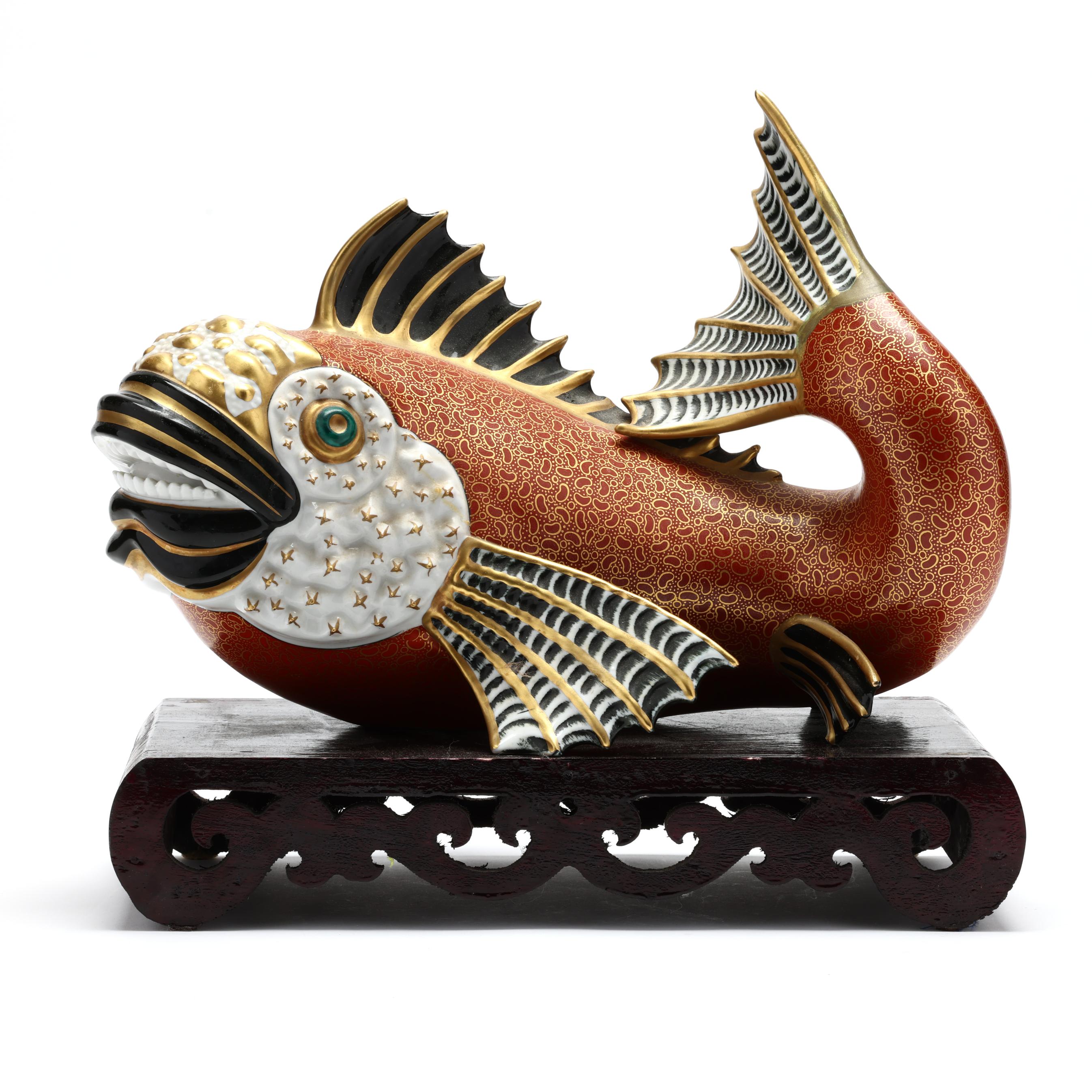 【アート一点物】ORGAN（福岡）購入 アイアンオブジェ 魚型 024663205ee09390986b8c1a4d3fd5 置物