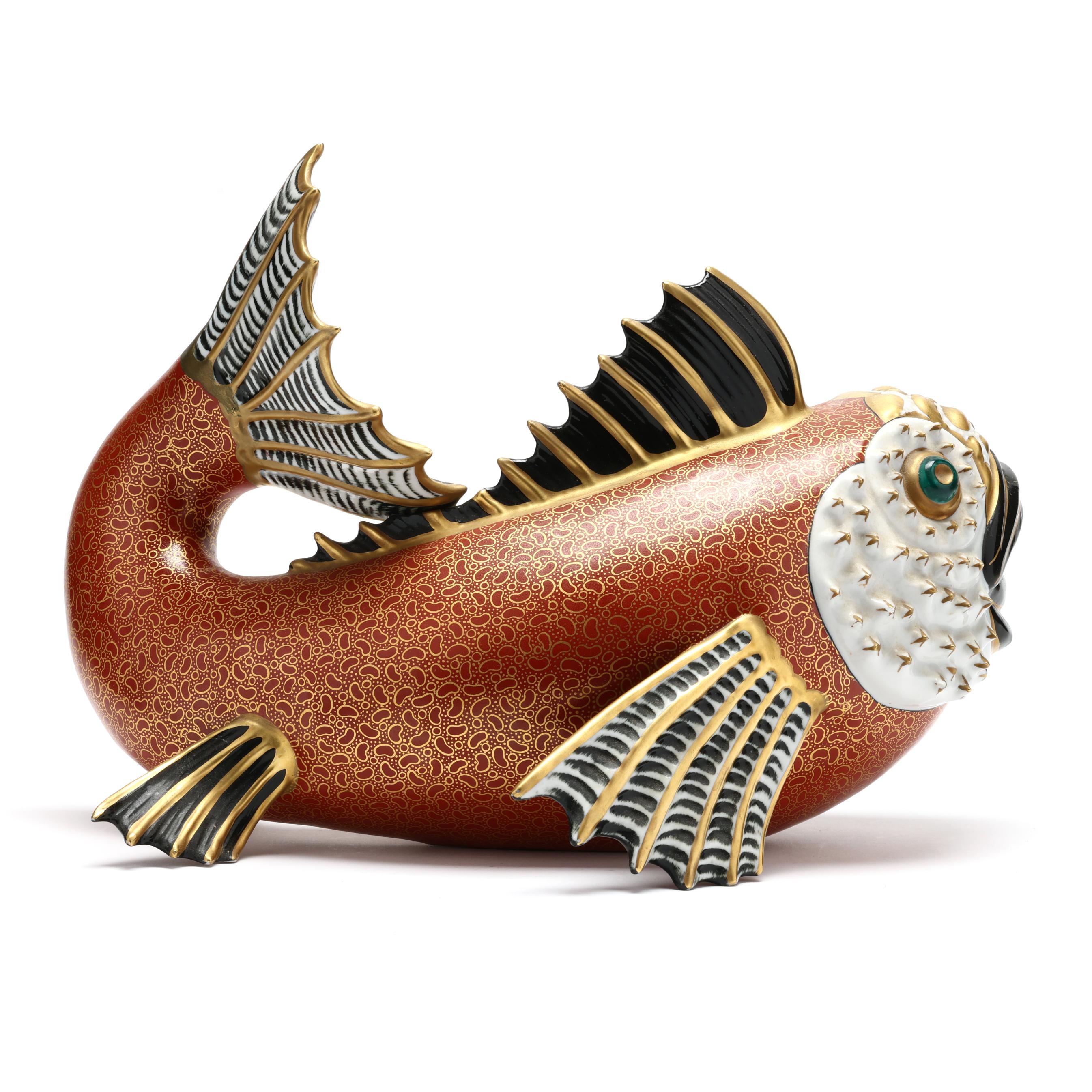 Giulia Mangani for Oggetti Fish Tabletop Sculpture (Lot 1005