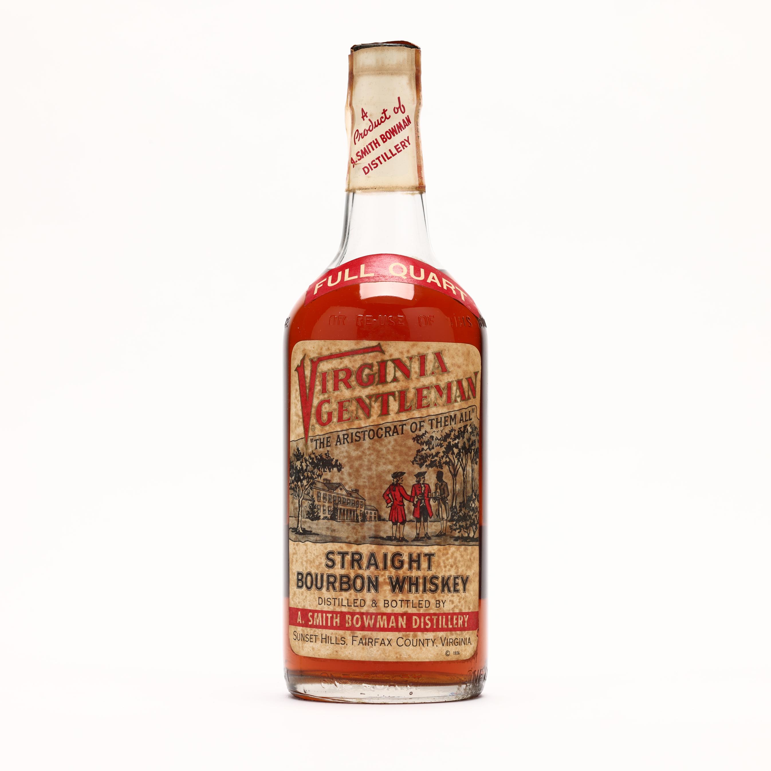 Virginia Gentleman Bourbon Whiskey (Lot 1023 - Rare Spirits