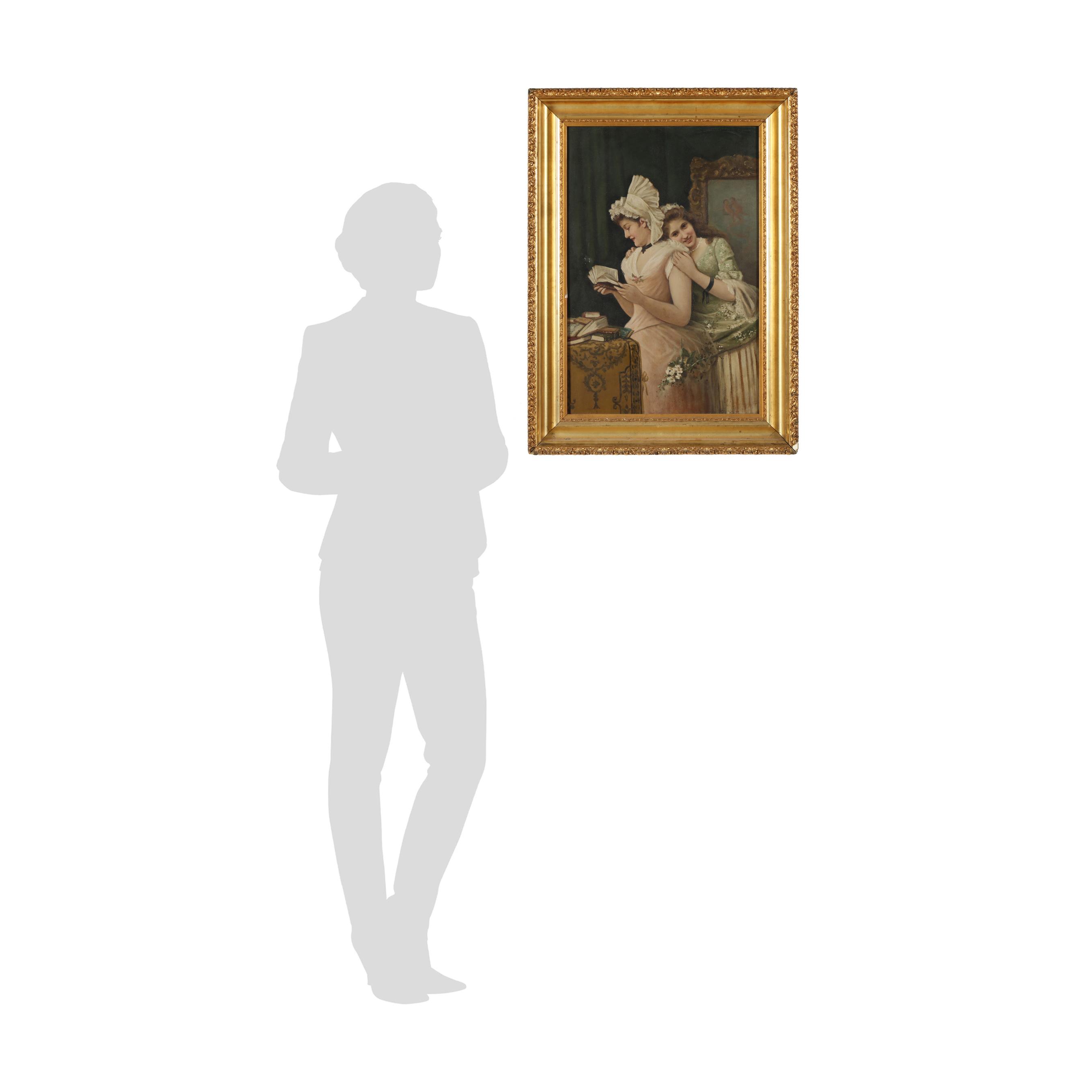 After Federico Andreotti (Italian, 1847-1930), Two Young Women in